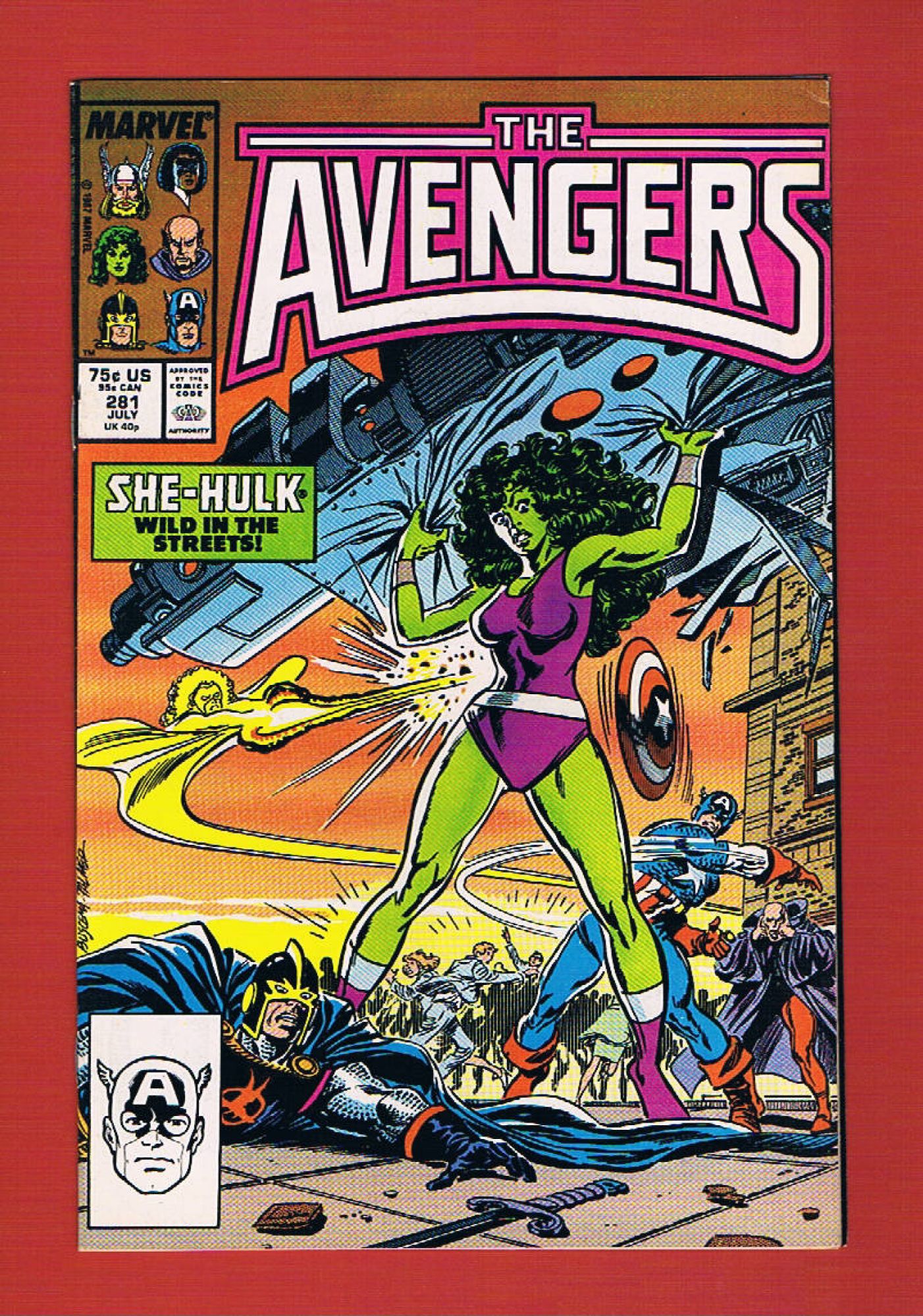 Avengers #281, Jul 1987, 9.2 NM-