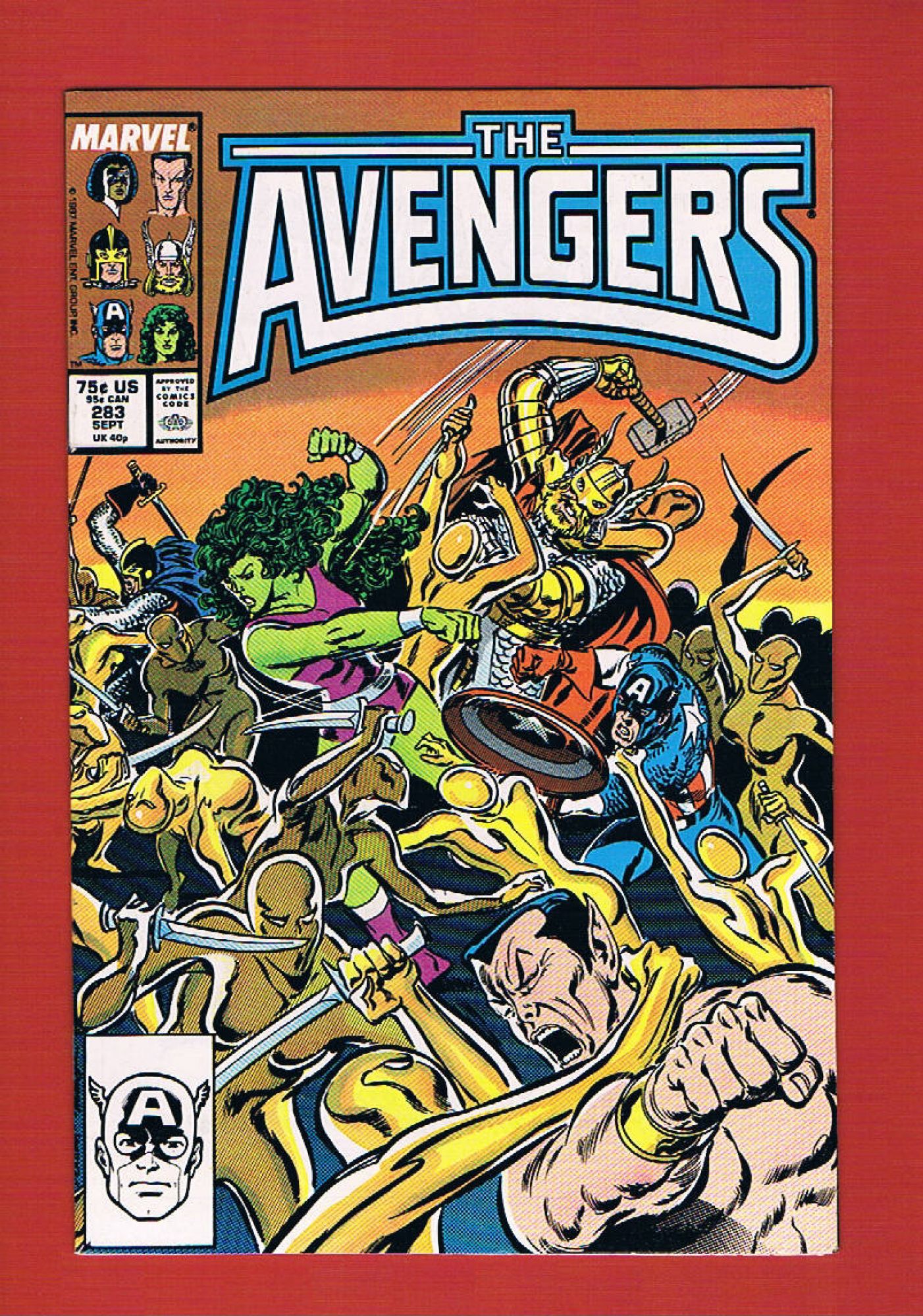 Avengers #283, Sep 1987, 9.2 NM-