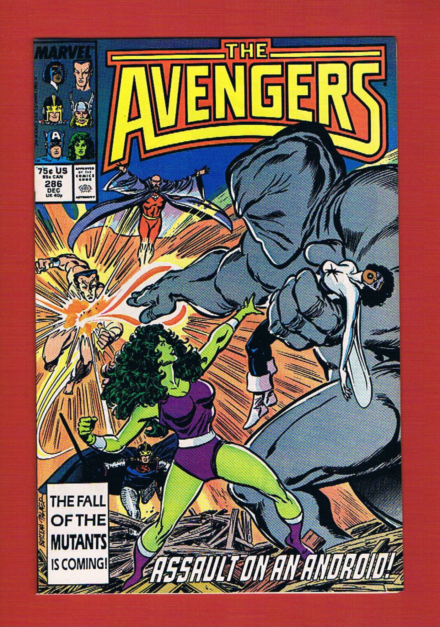 Avengers #286, Dec 1987, 9.2 NM-