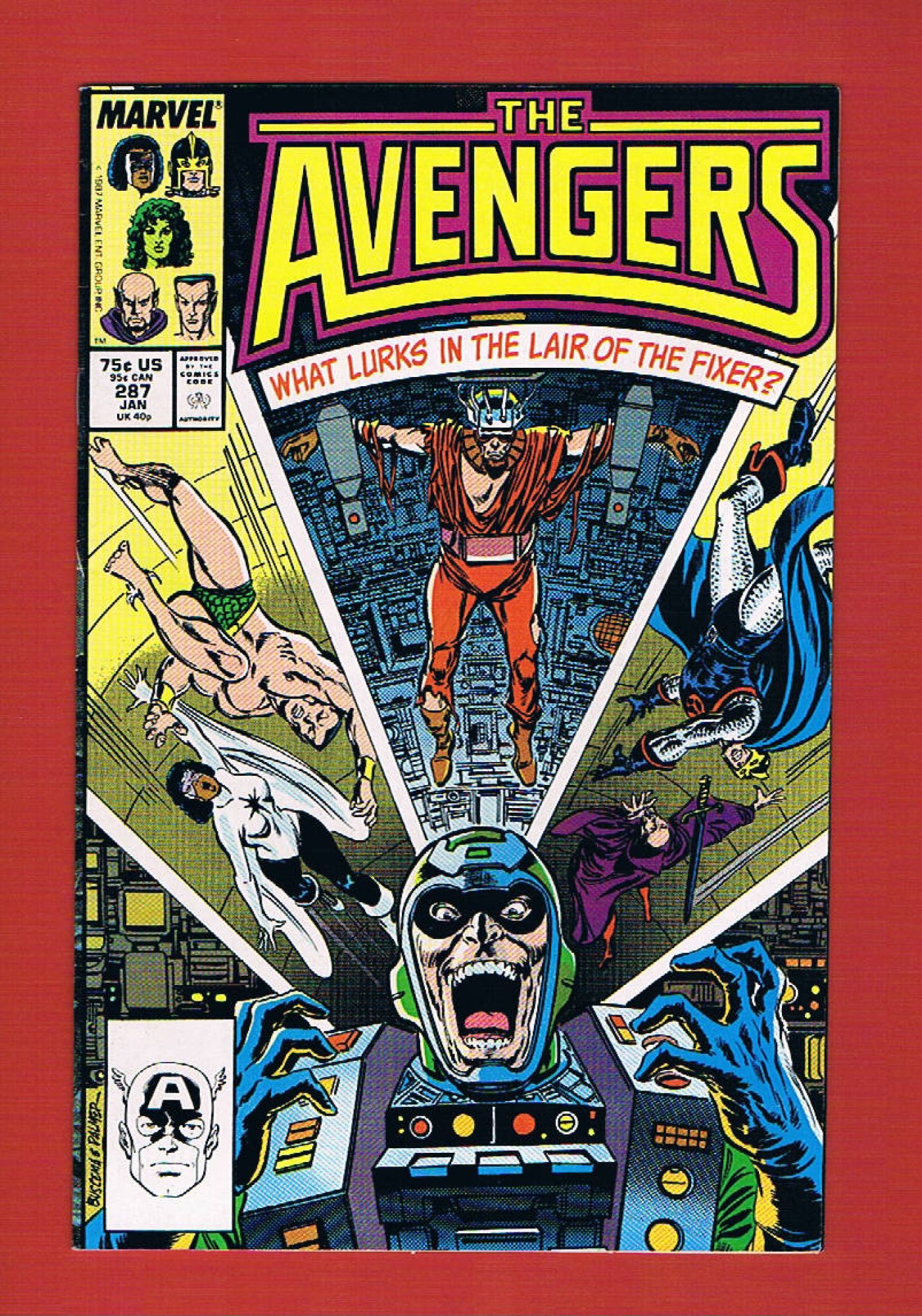 Avengers #287, Jan 1988, 9.2 NM-