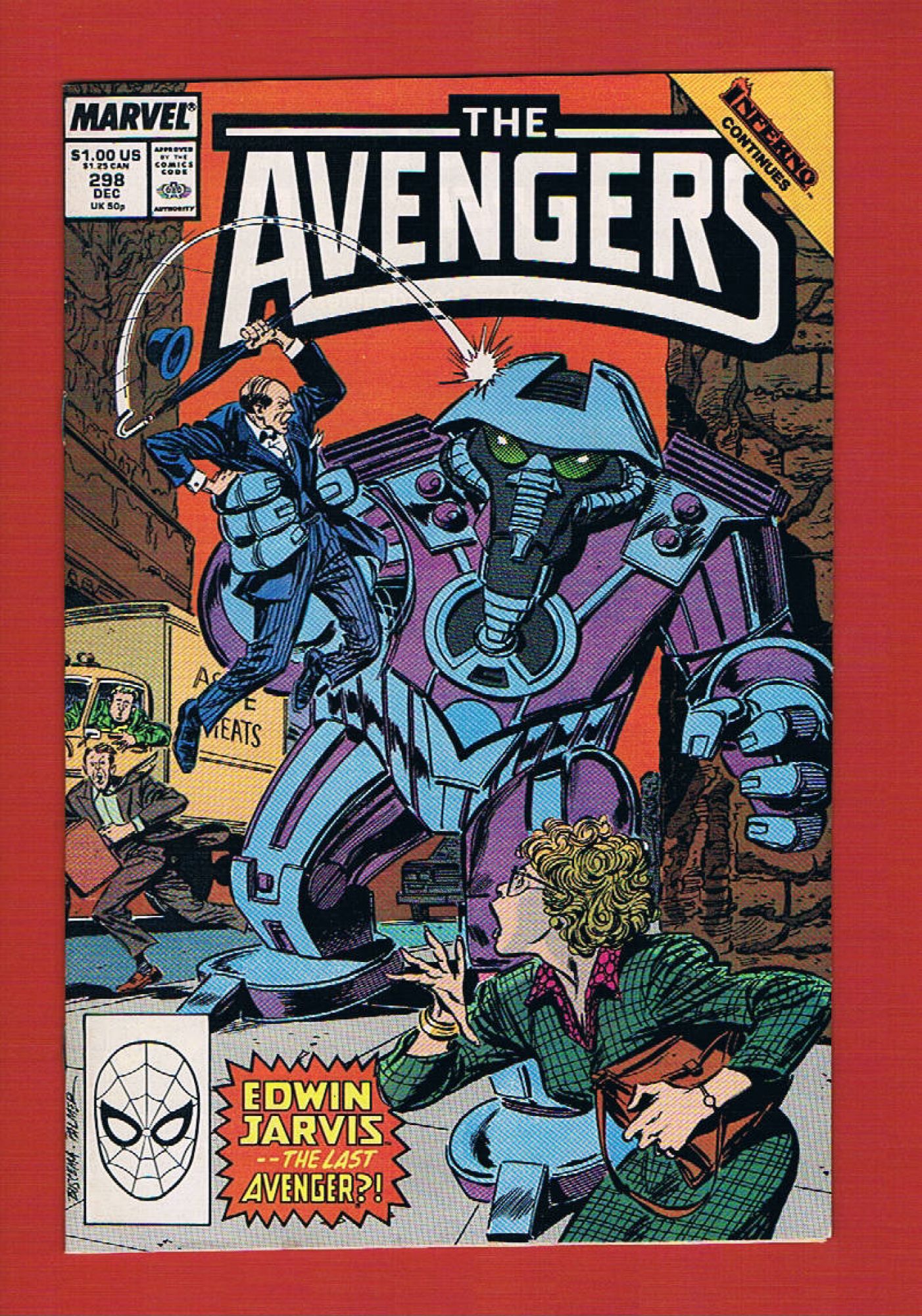 Avengers #298, Dec 1988, 8.0 VF
