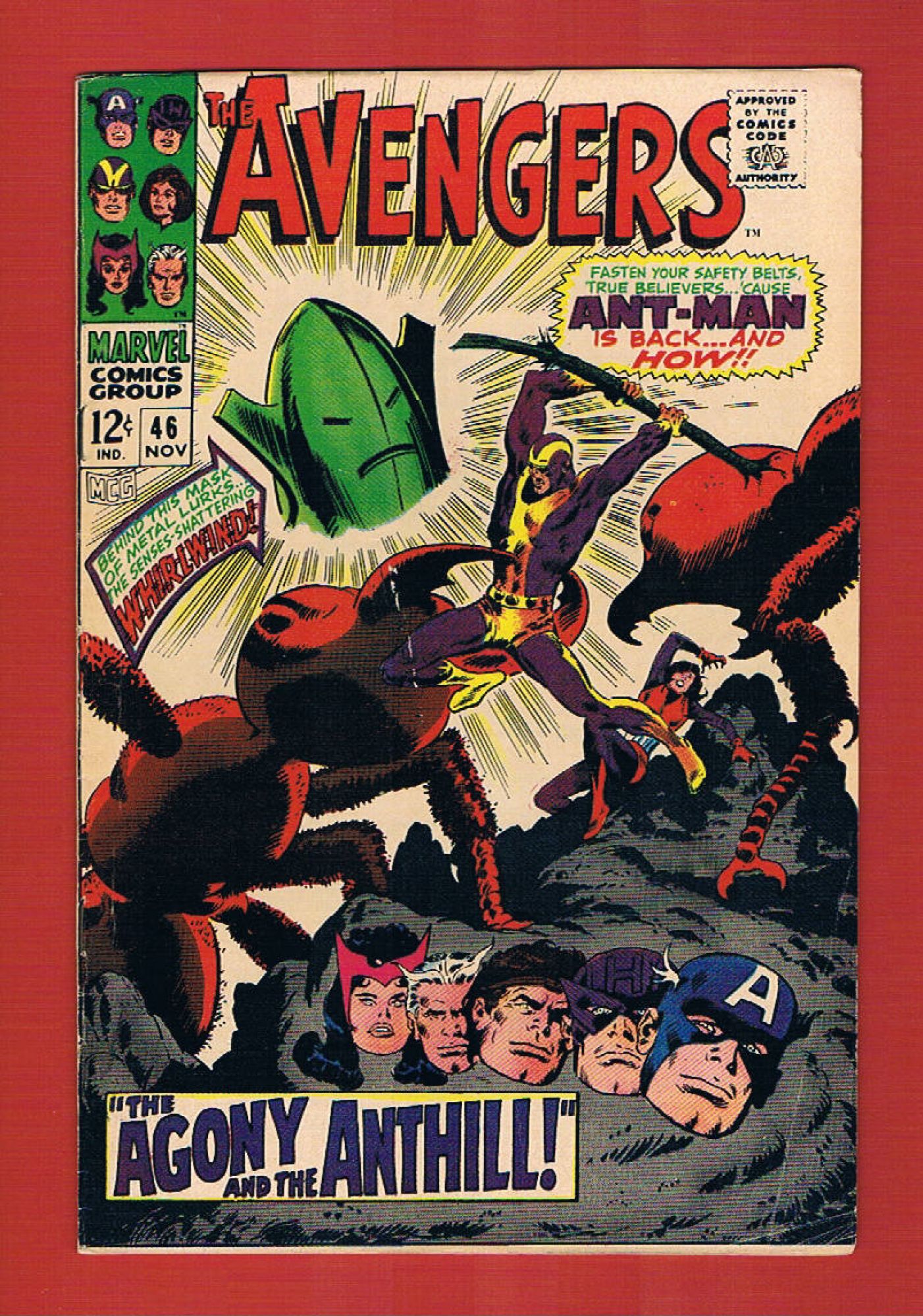 Avengers #46, Nov 1967, 6.0 FN