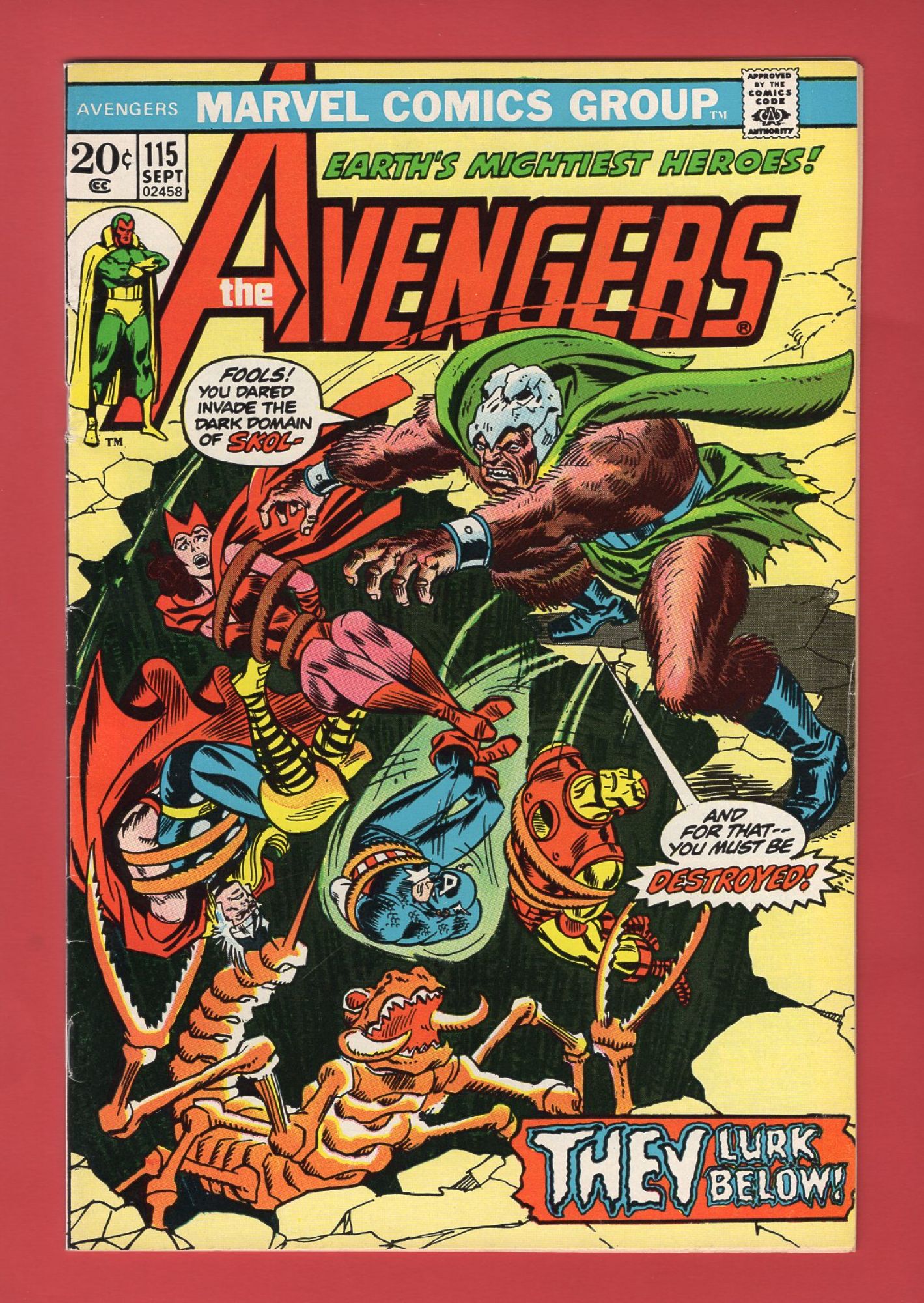 Avengers #115, Sep 1973, 7.0 FN/VF
