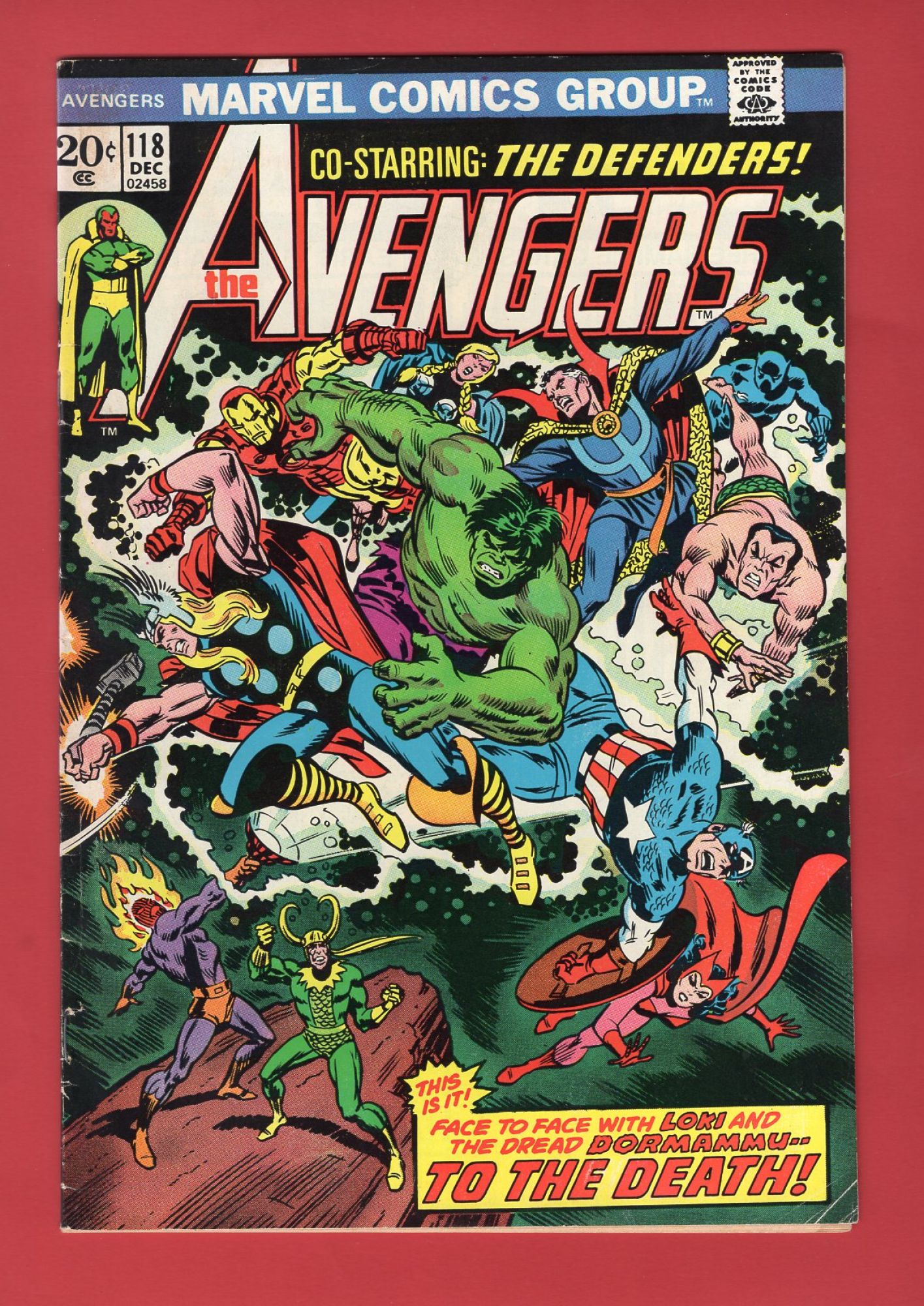 Avengers #118, Dec 1973, 6.5 FN+