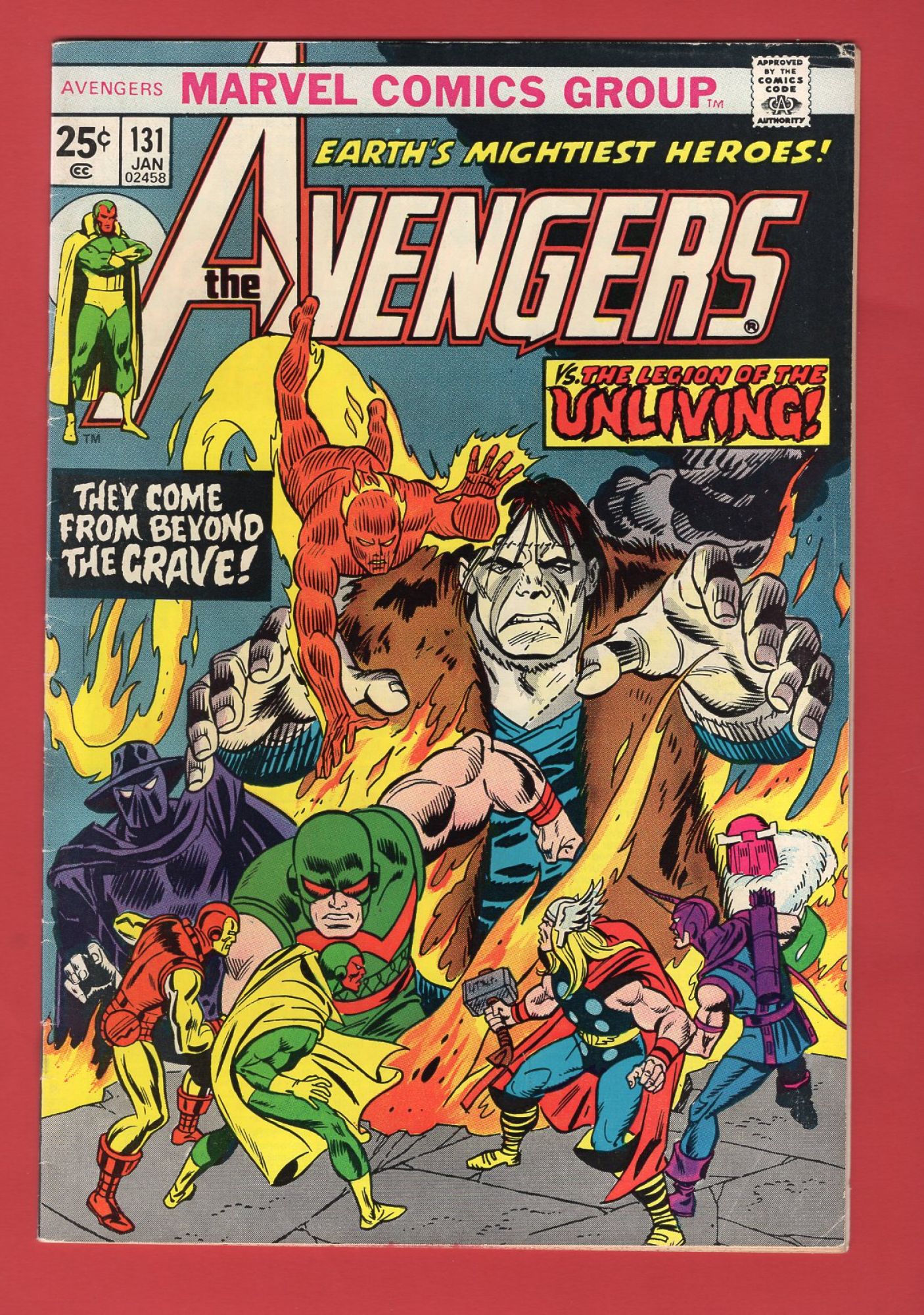 Avengers #131, Jan 1975, 6.0 FN