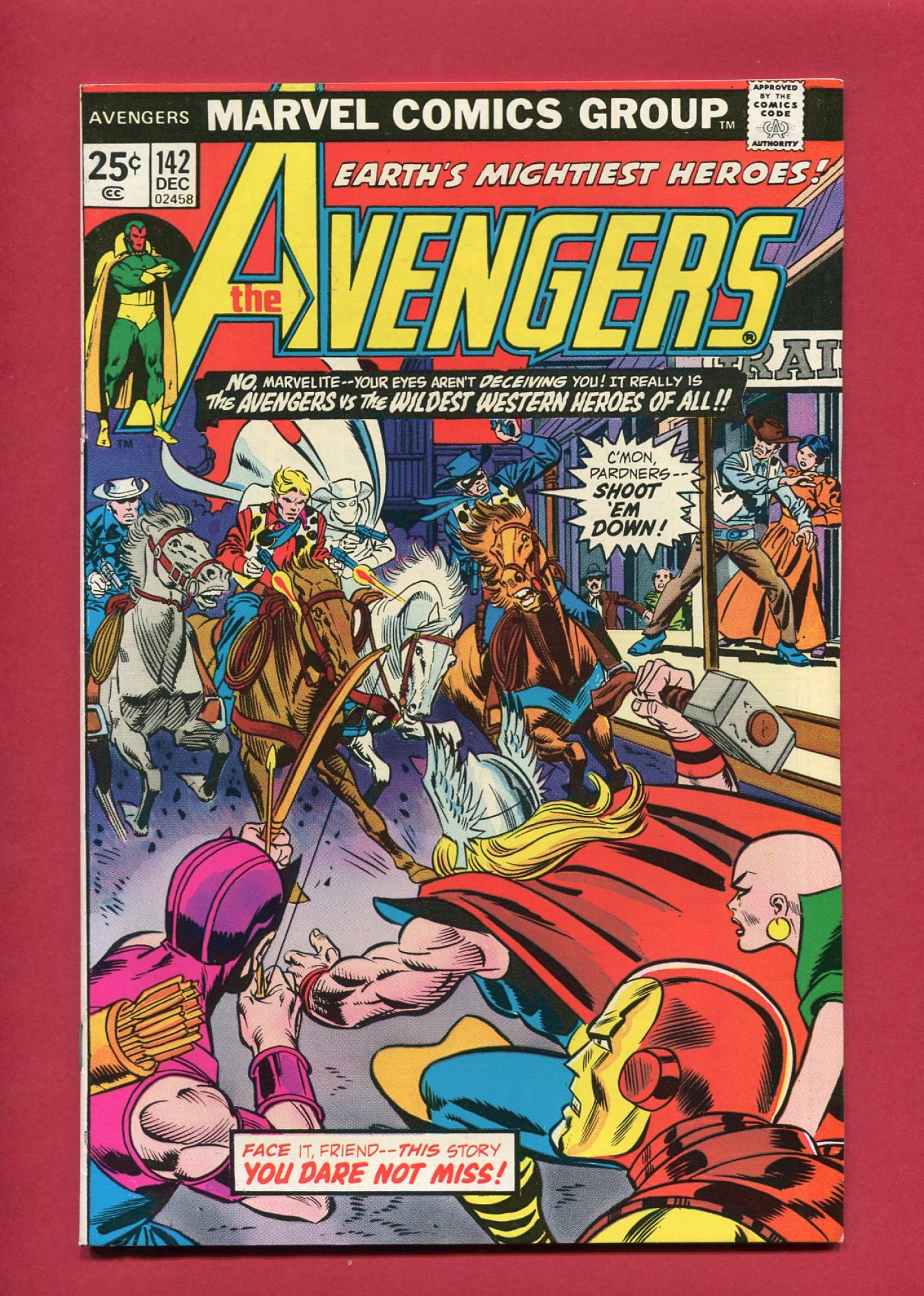 Avengers #142, Dec 1975, 8.5 VF+