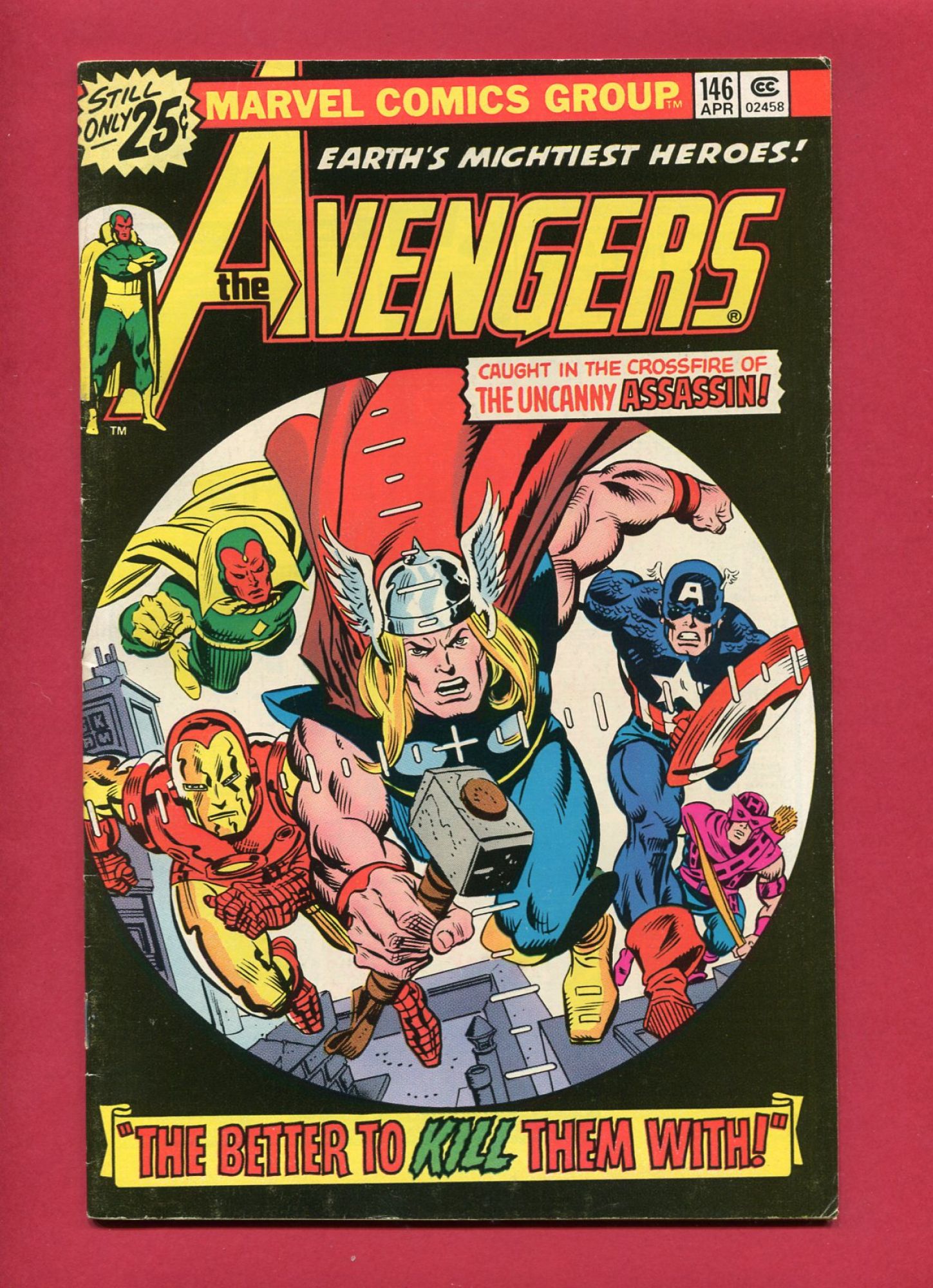 Avengers #146, Apr 1976, 6.0 FN