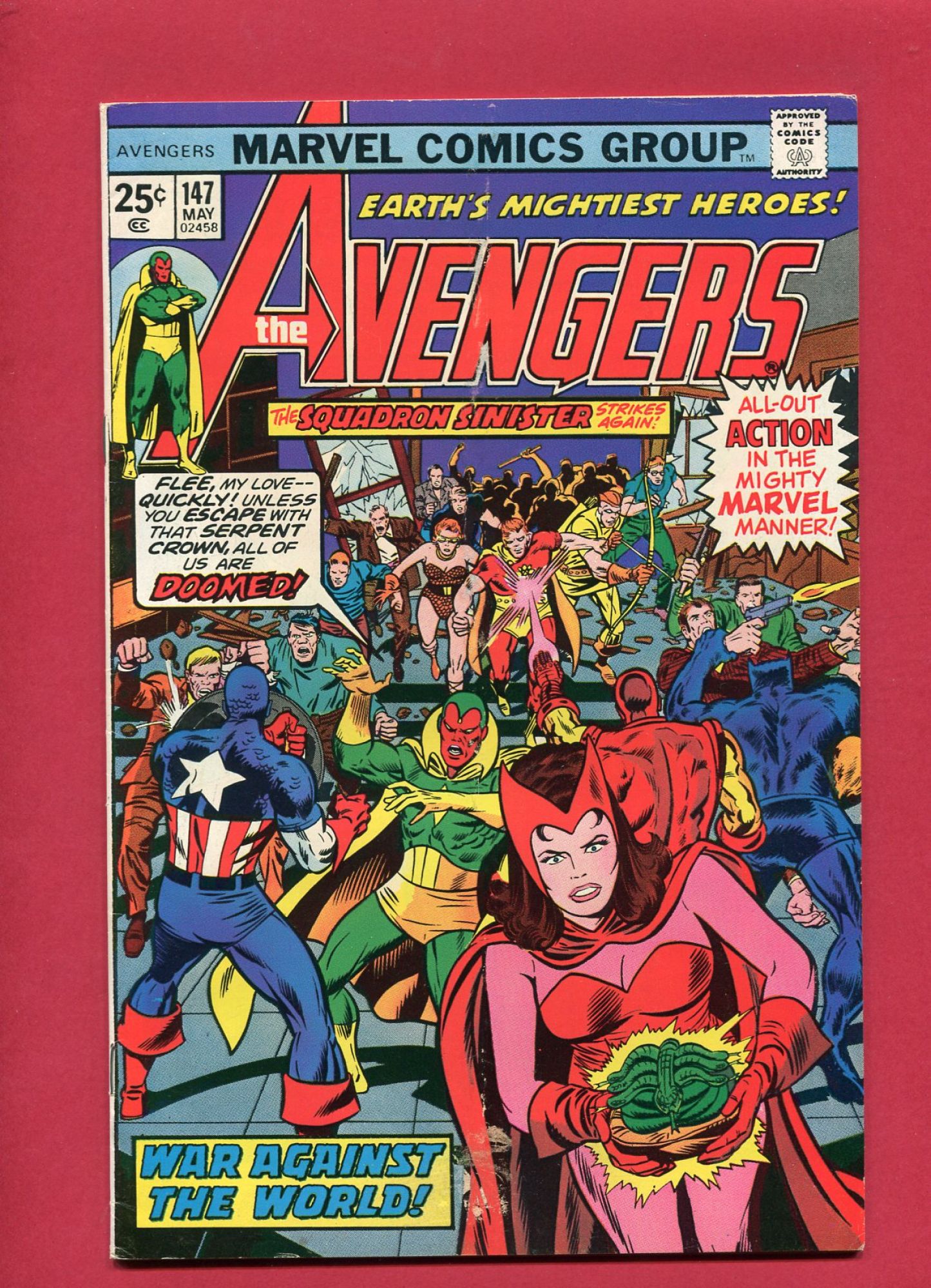Avengers #147, May 1976, 5.5 FN-