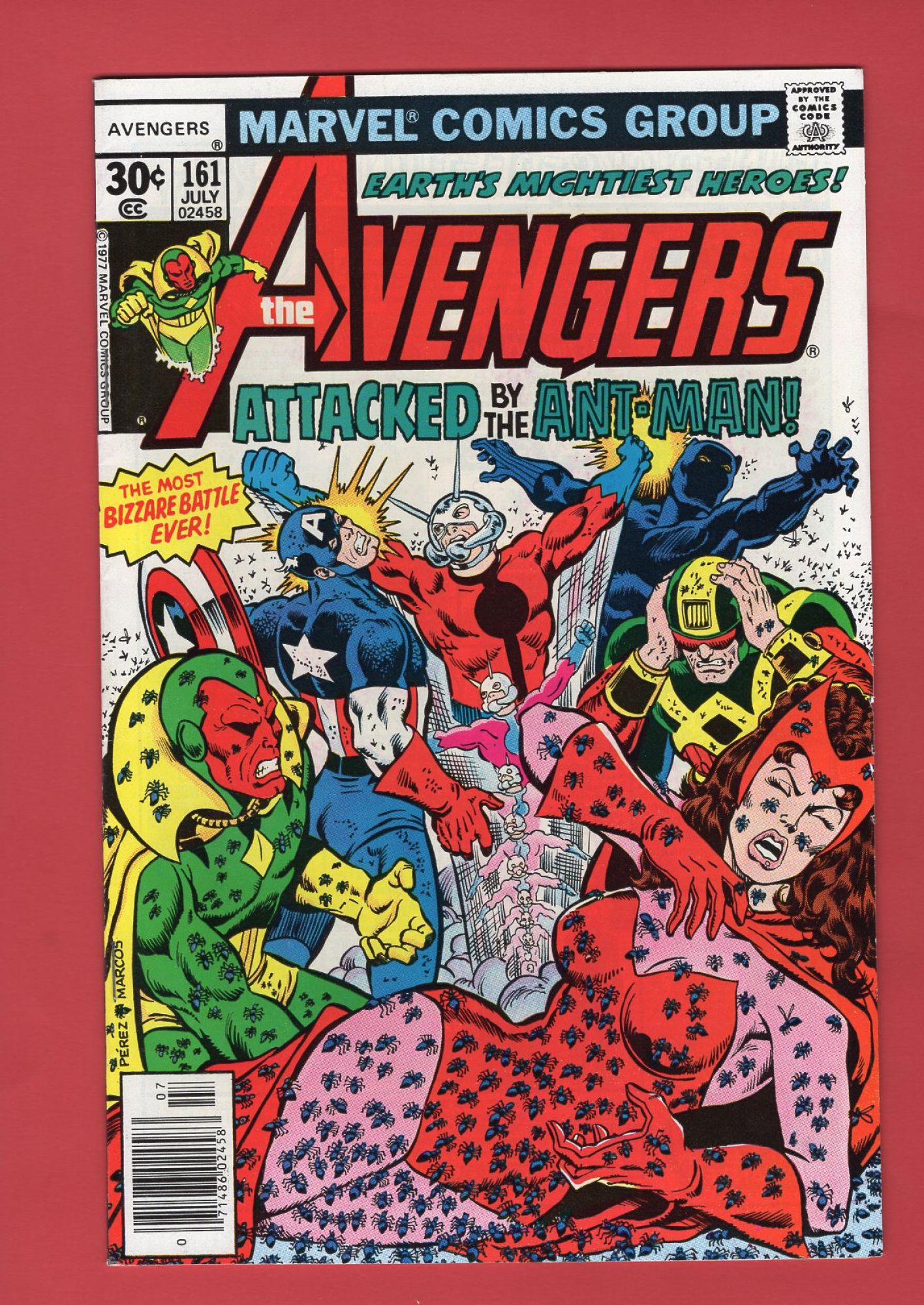 Avengers #161, Jul 1977, 8.0 VF Newsstand