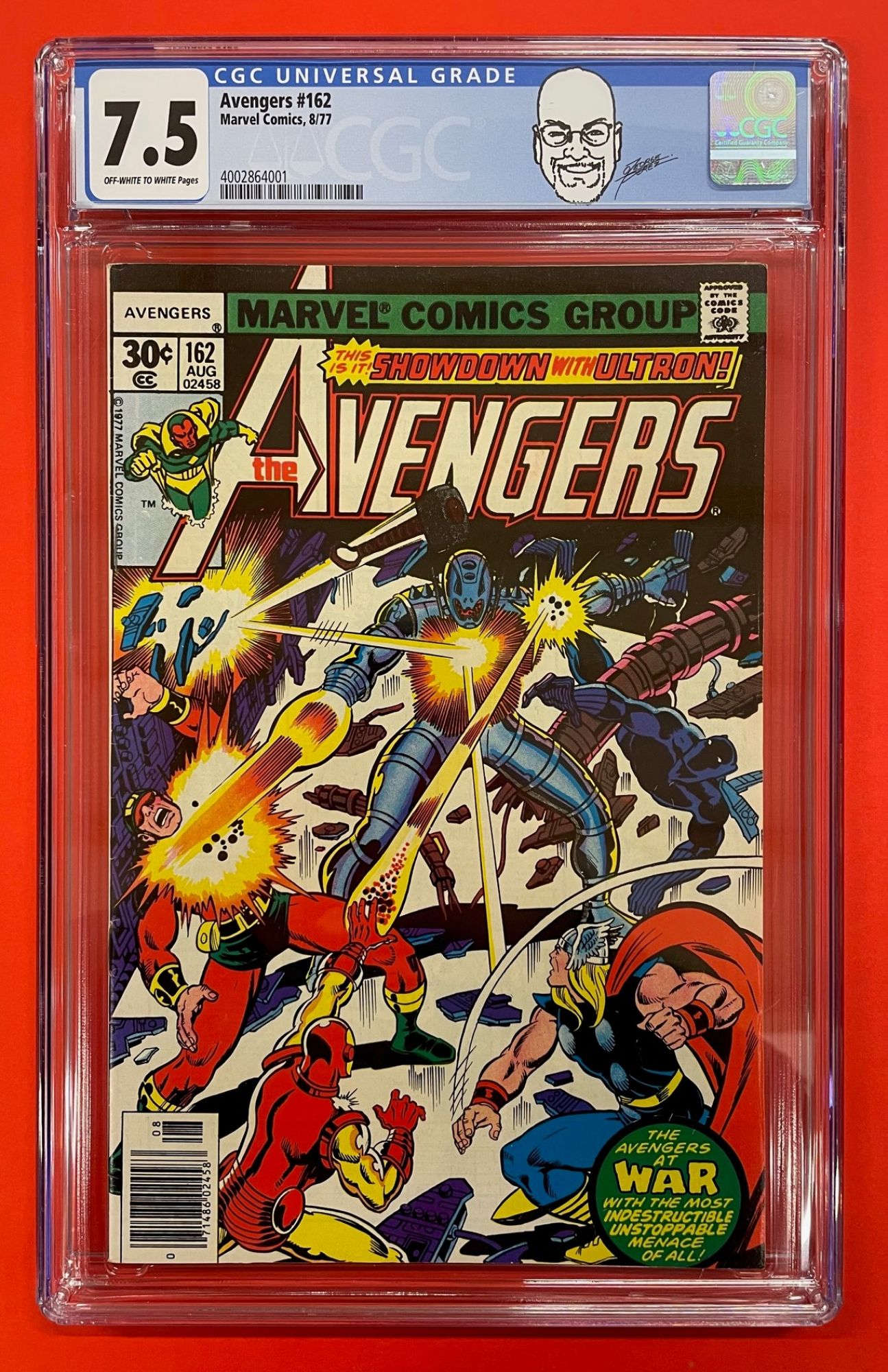 Avengers #162, Aug 1977, 7.5 VF- CGC Blue Label