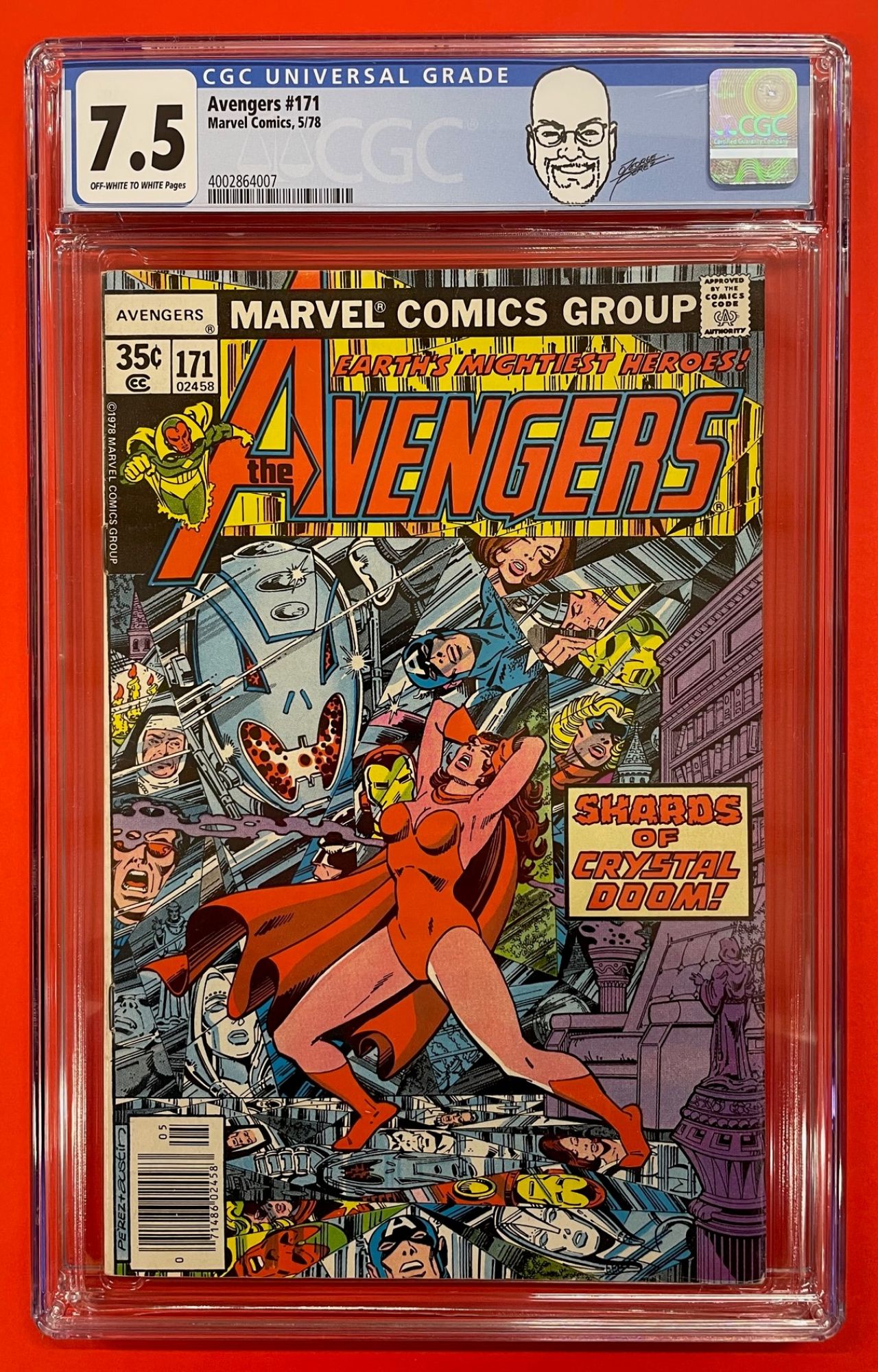 Avengers #171, May 1978, 7.5 VF- CGC Blue Label