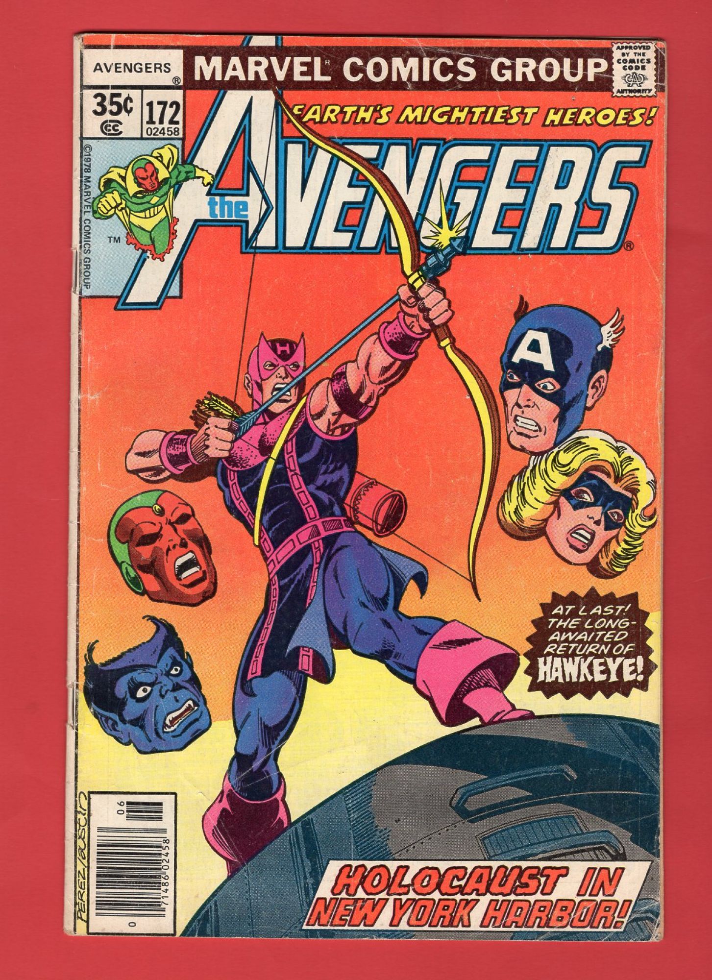 Avengers #172, Jun 1978, 3.0 GD/VG