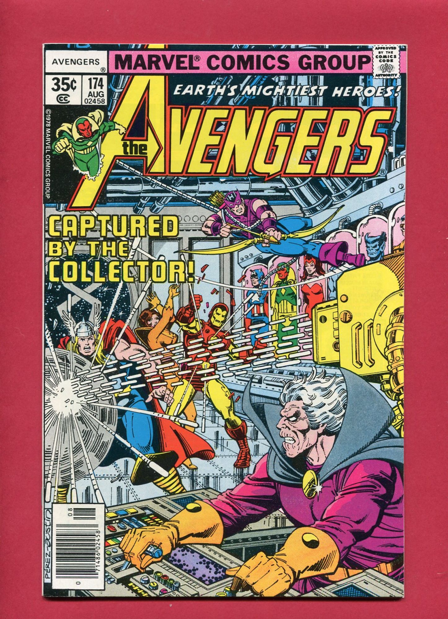 Avengers #174, Aug 1978, 9.4NM