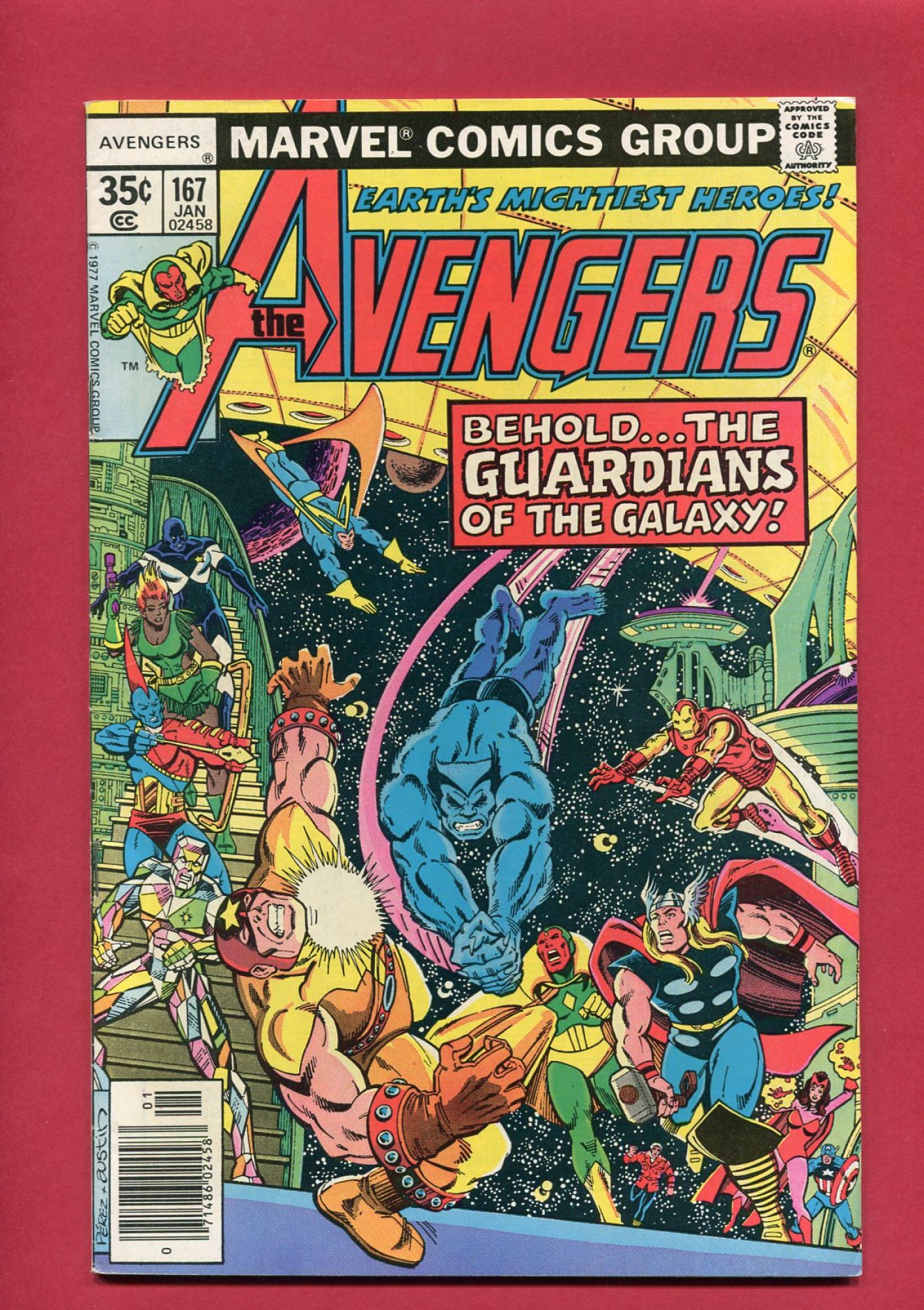 Avengers #167, Jan 1978, 8.0 VF