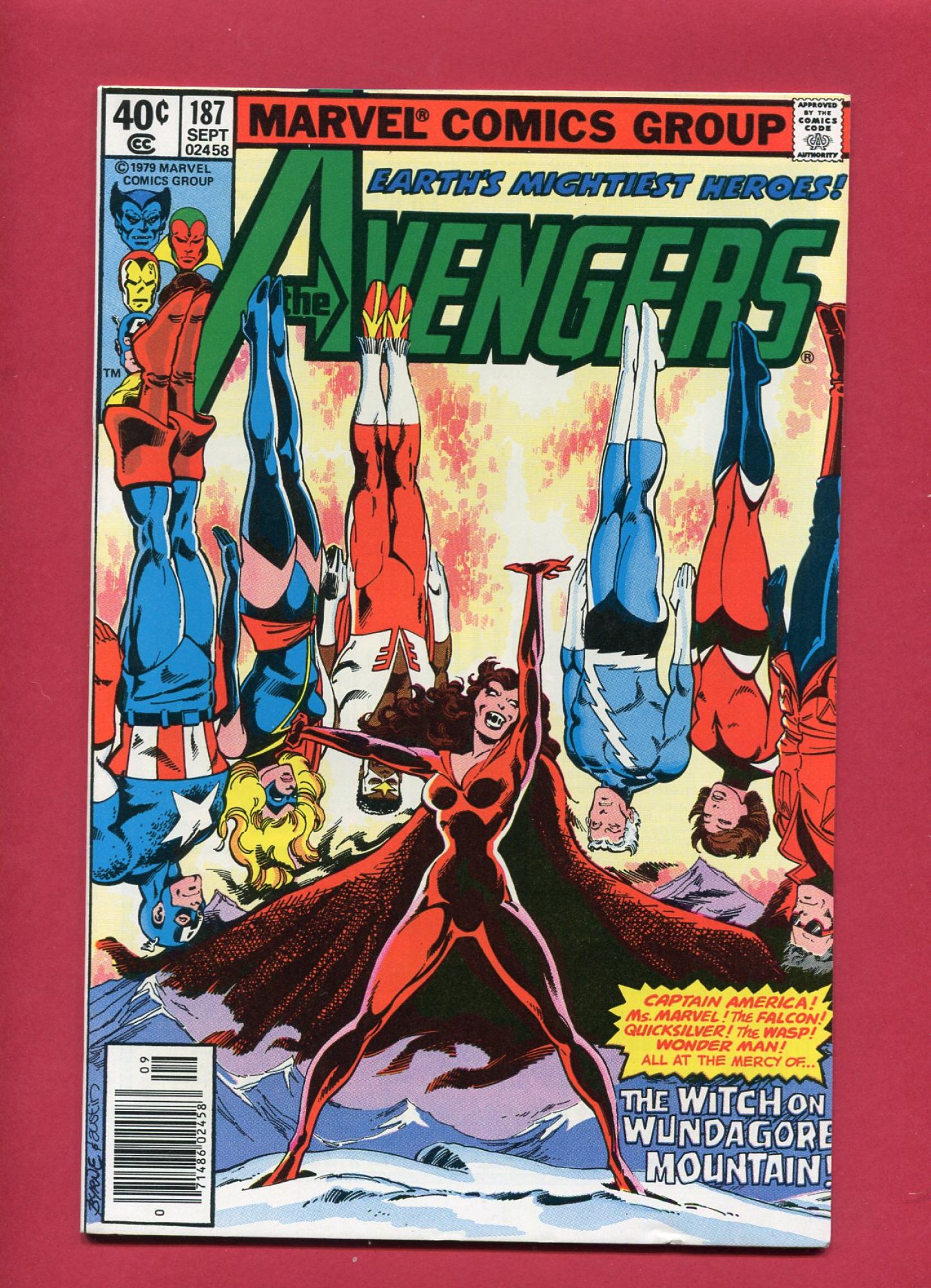 Avengers #187, Sep 1979, 9.2 NM-
