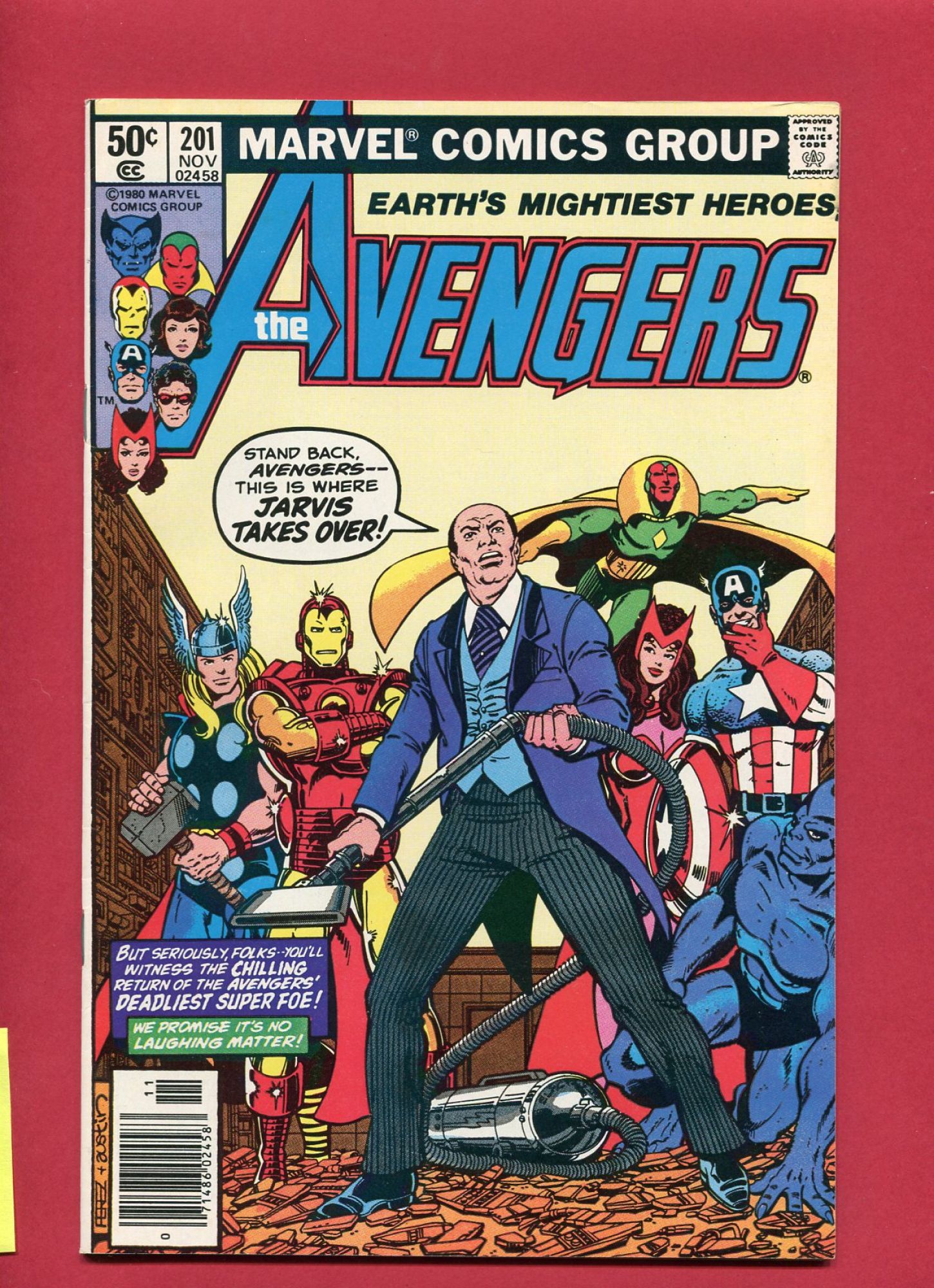 Avengers #201, Nov 1980, 8.5 VF+