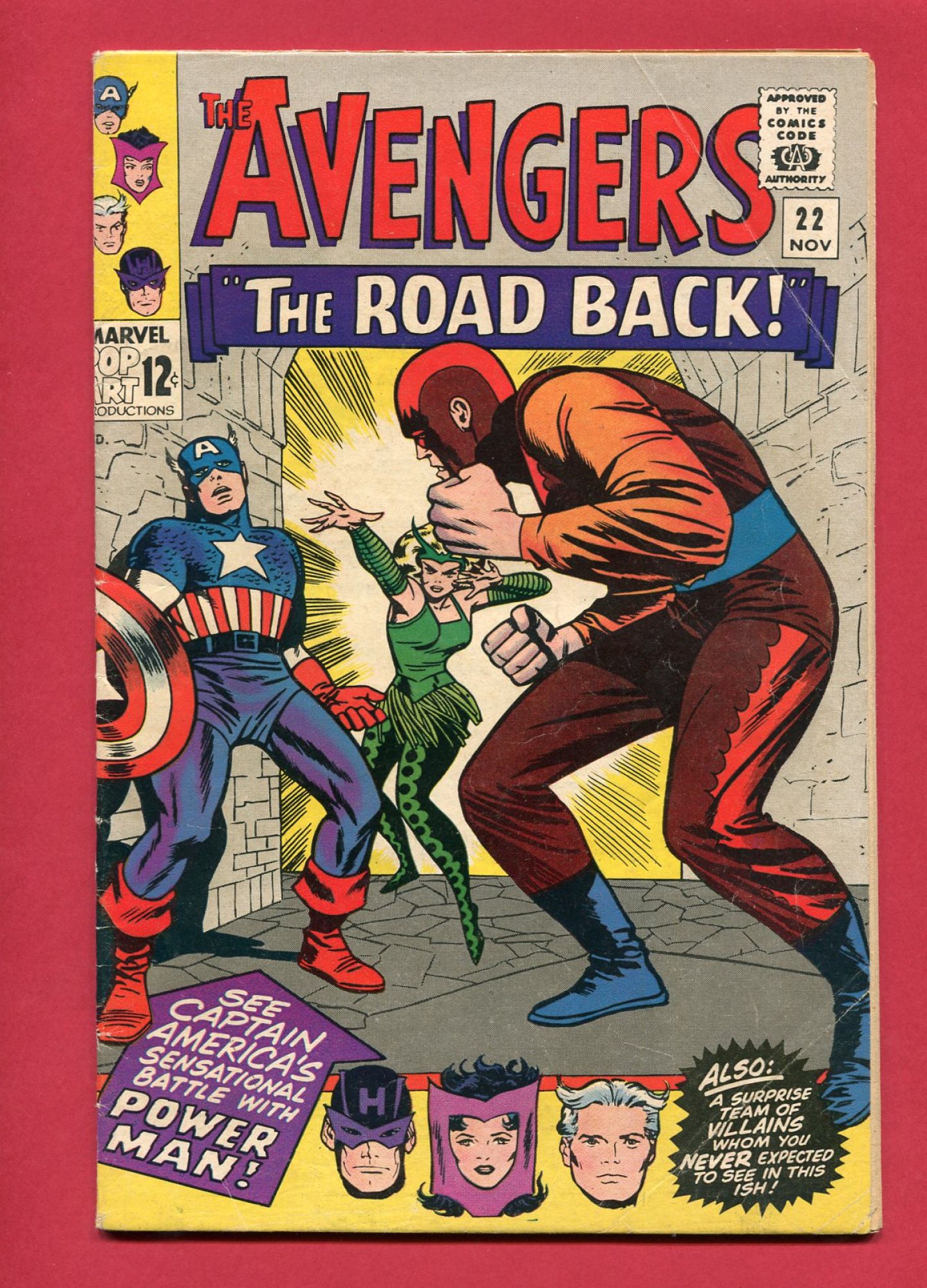 Avengers #22, Nov 1965, 6.0 FN
