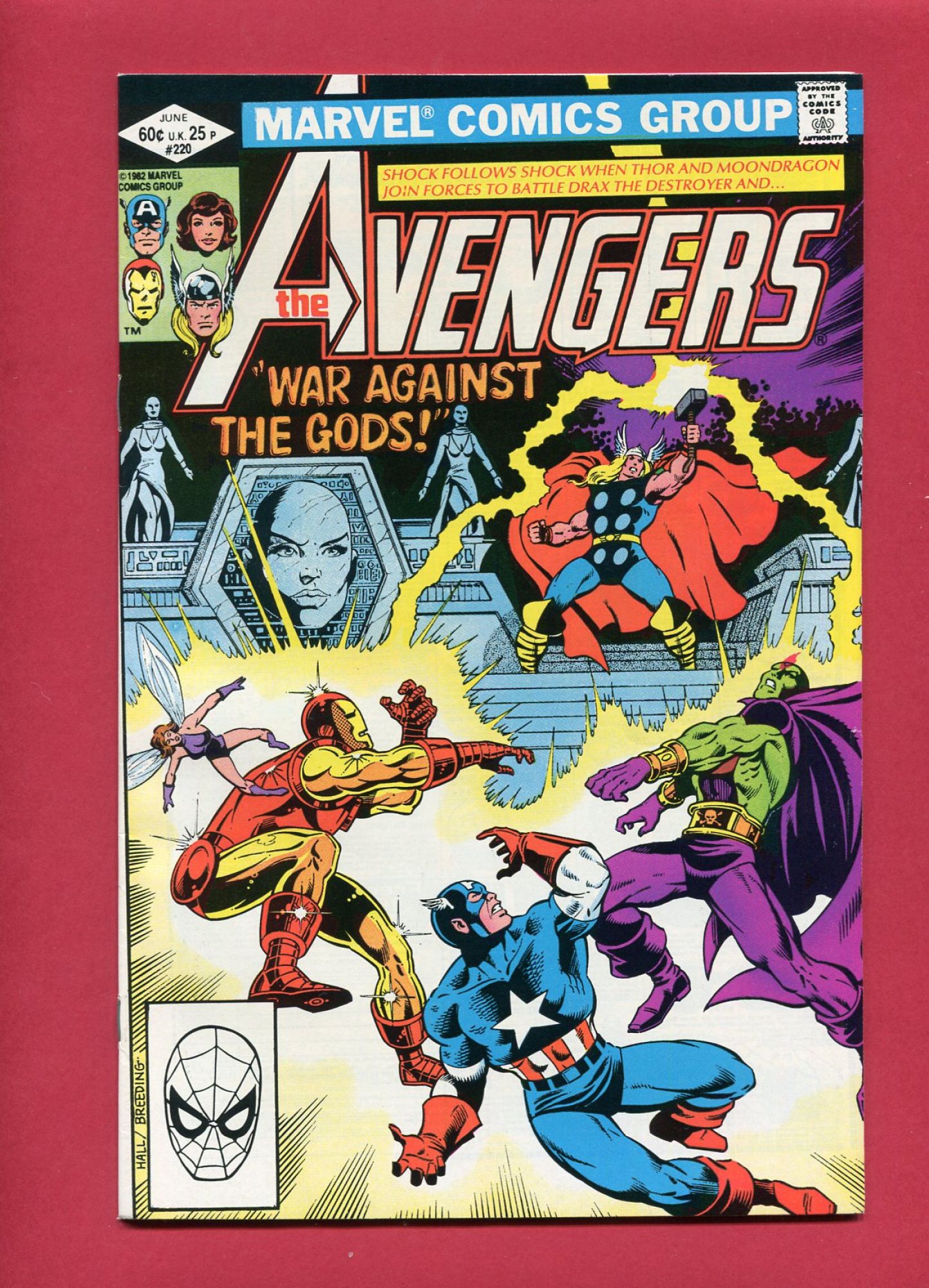 Avengers #220, Jun 1982, 8.5 VF+