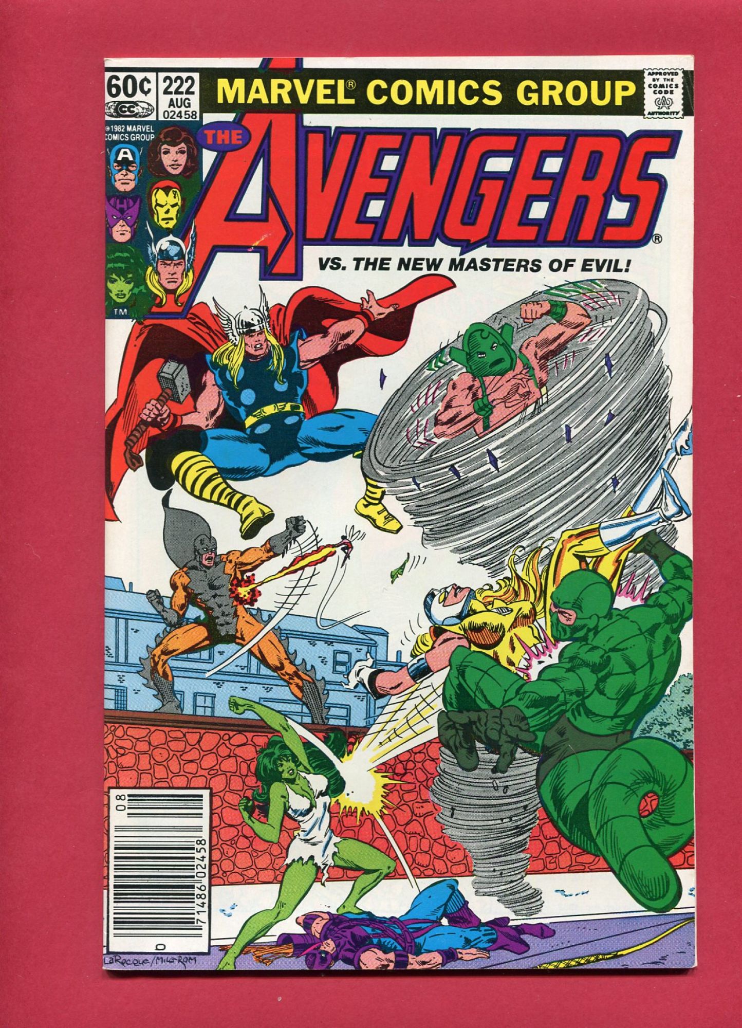 Avengers #222, Aug 1982, 7.5 VF-