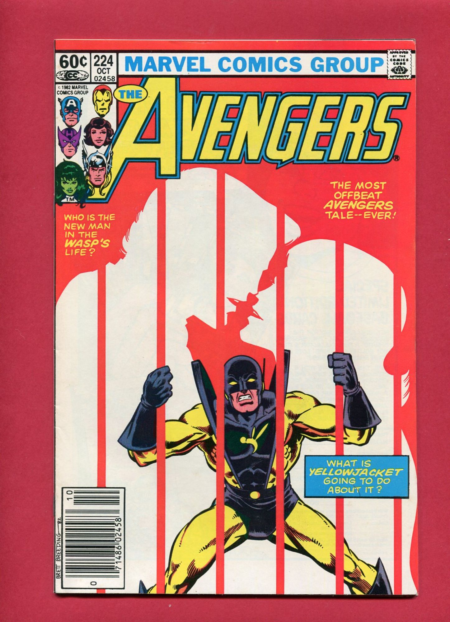 Avengers #224, Oct 1982, 7.5 VF-