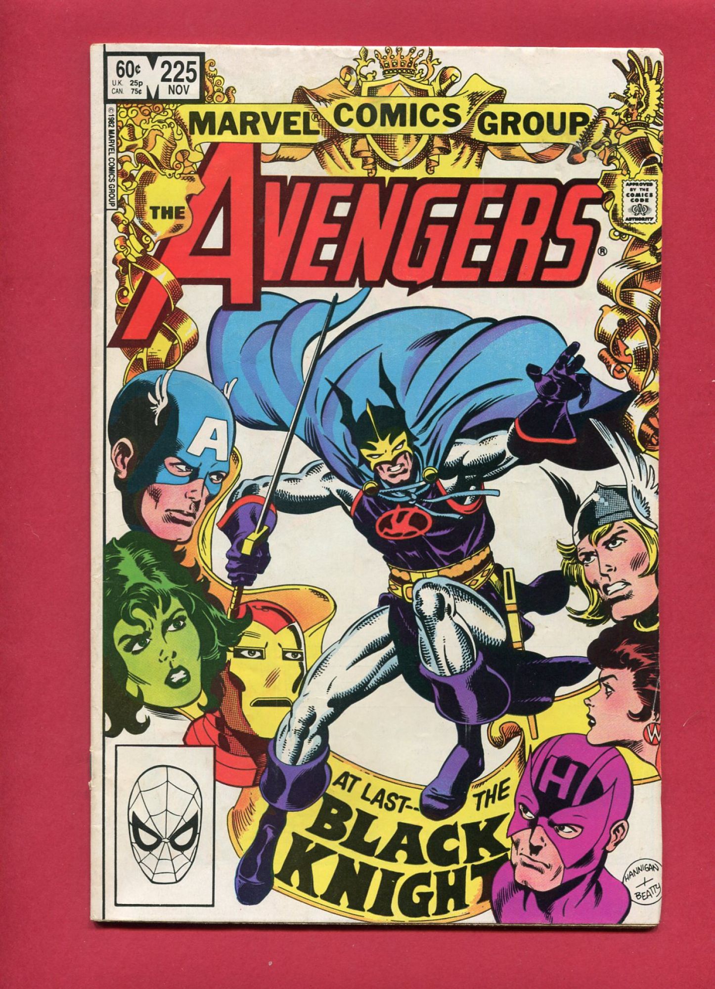 Avengers #225, Nov 1982, 5.0 VG/FN