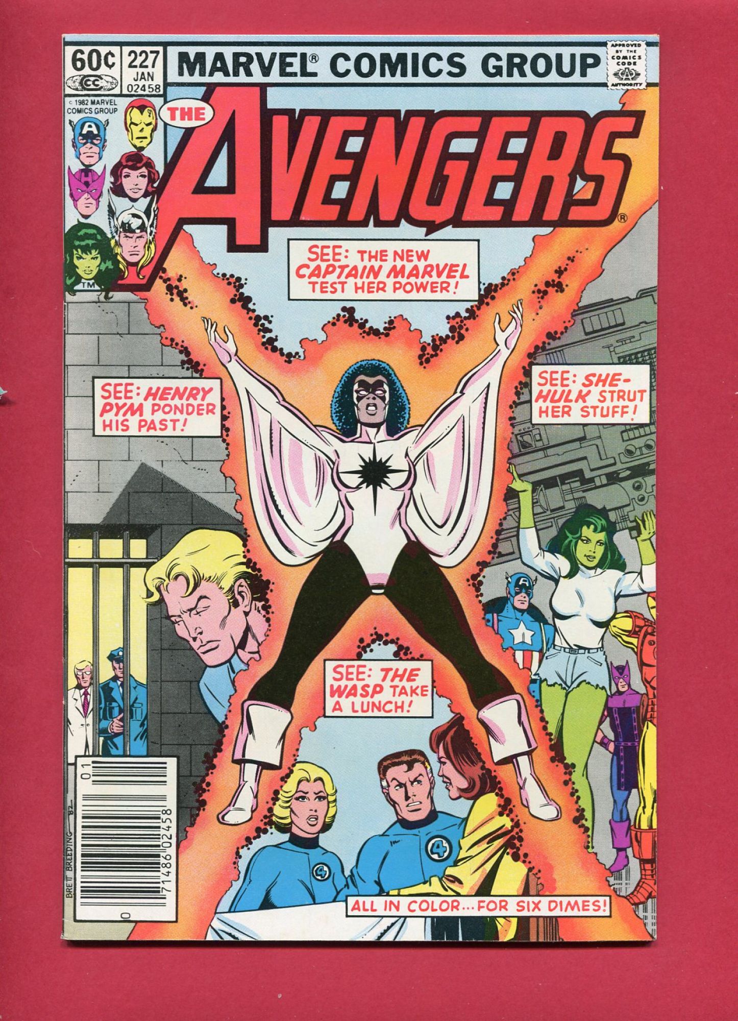 Avengers #227, Jan 1983, 8.0 VF, Newsstand
