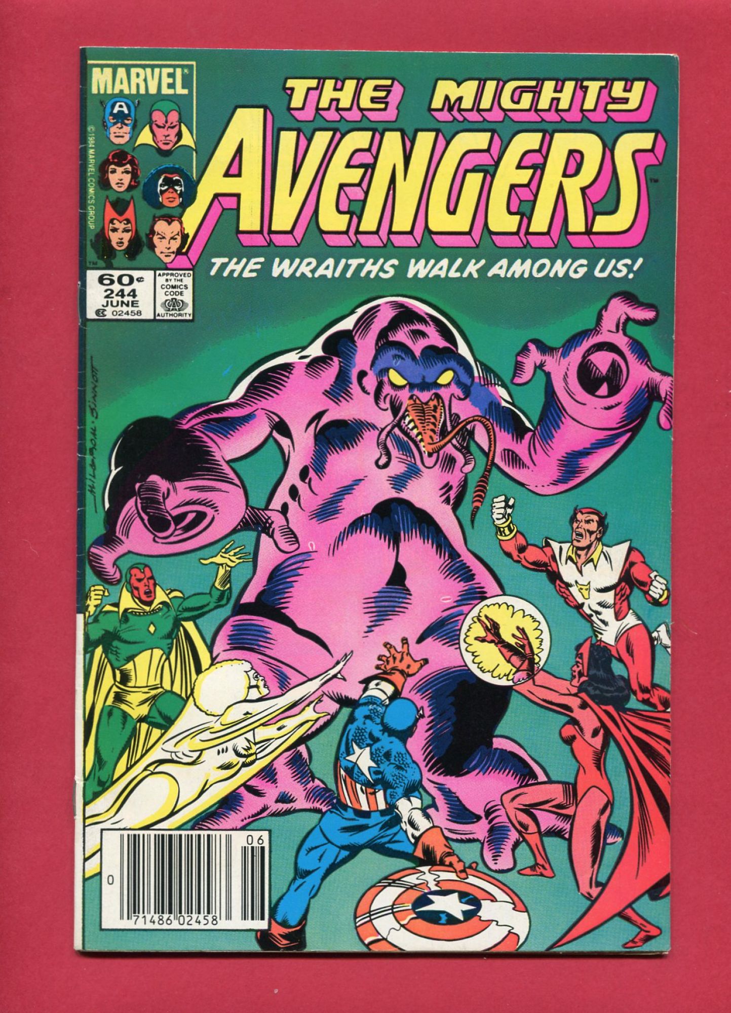 Avengers #244, Jun 1984, 8.0 VF