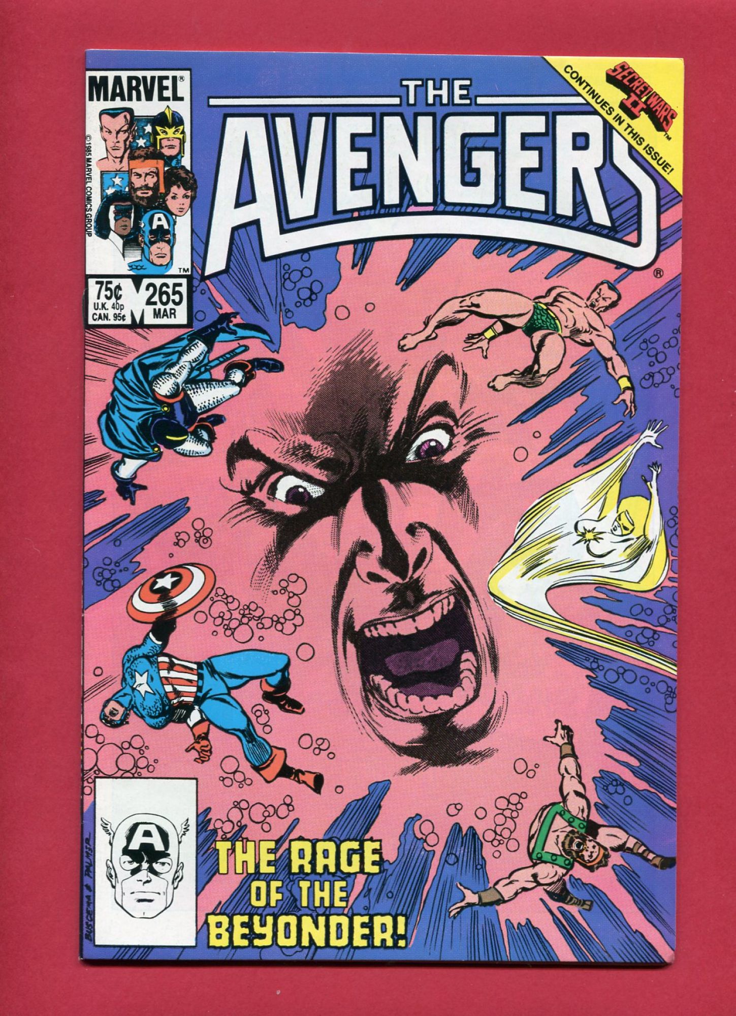 Avengers #265, Mar 1986, 8.5 VF+
