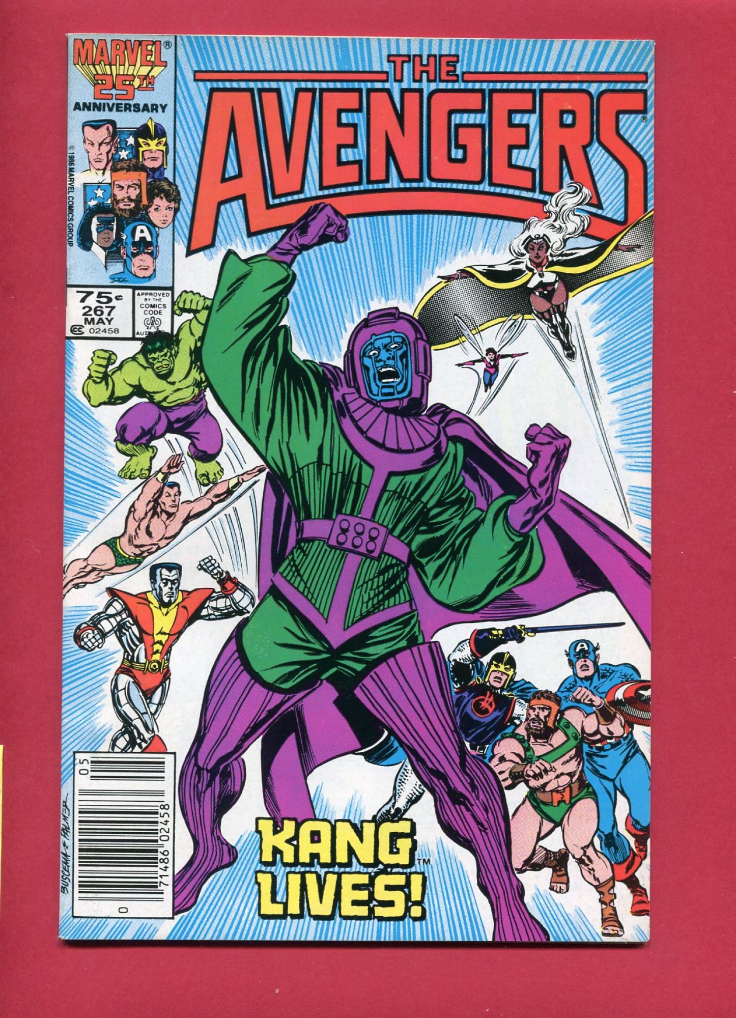 Avengers #267, May 1986, 8.5 VF+, Newsstand