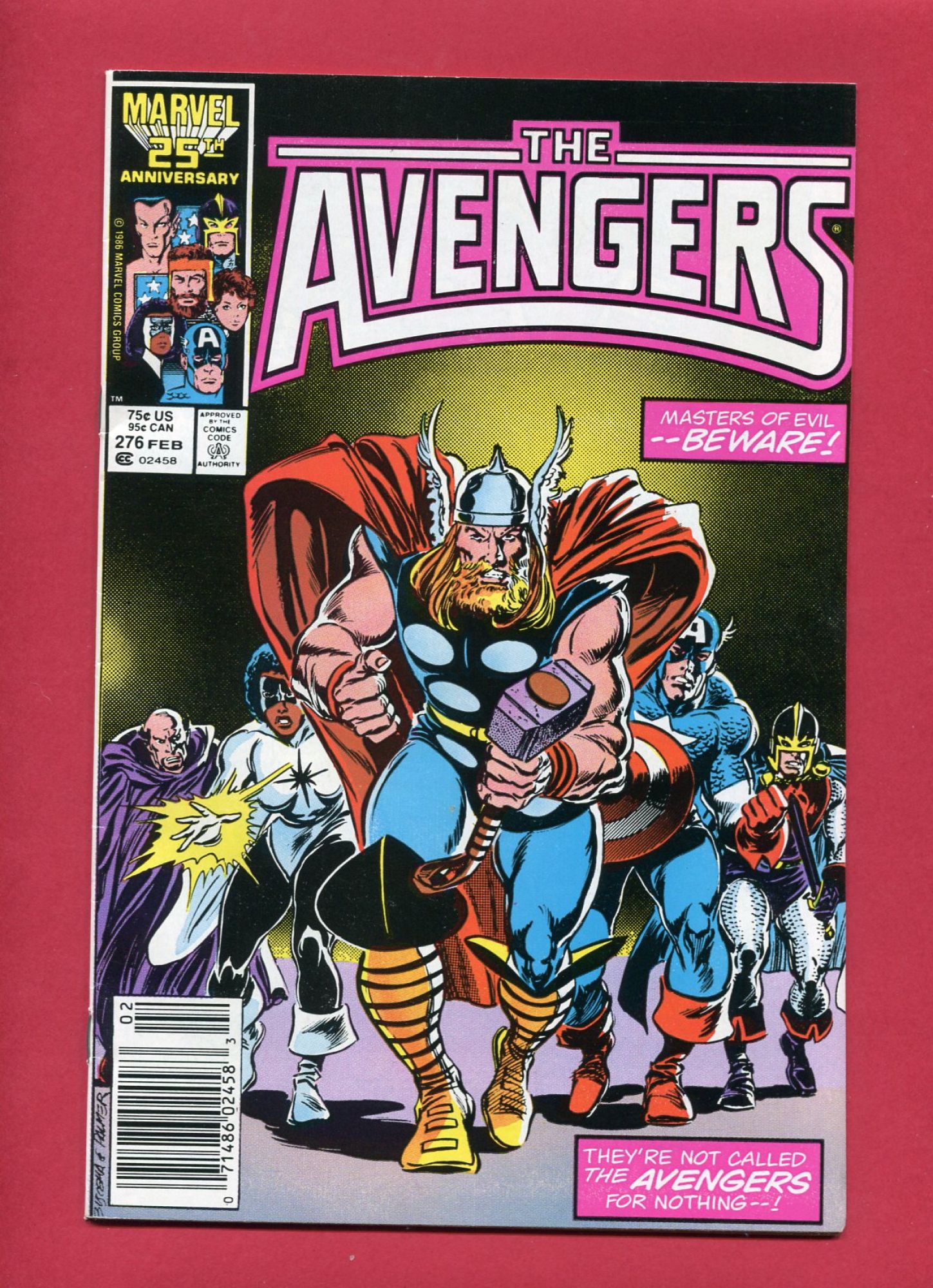 Avengers #276, Feb 1987, 7.5 VF-