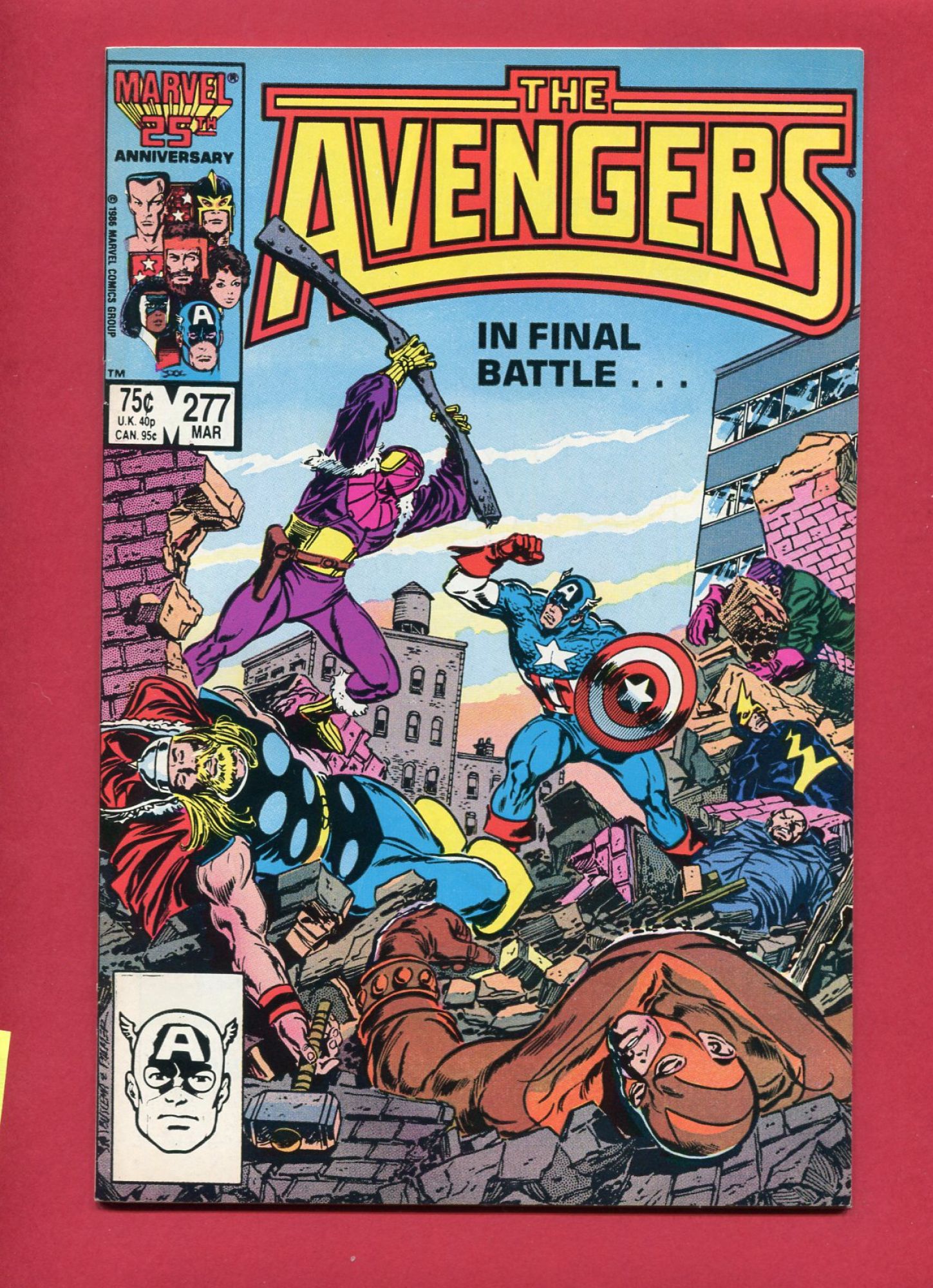 Avengers #277, Mar 1987, 8.0 VF