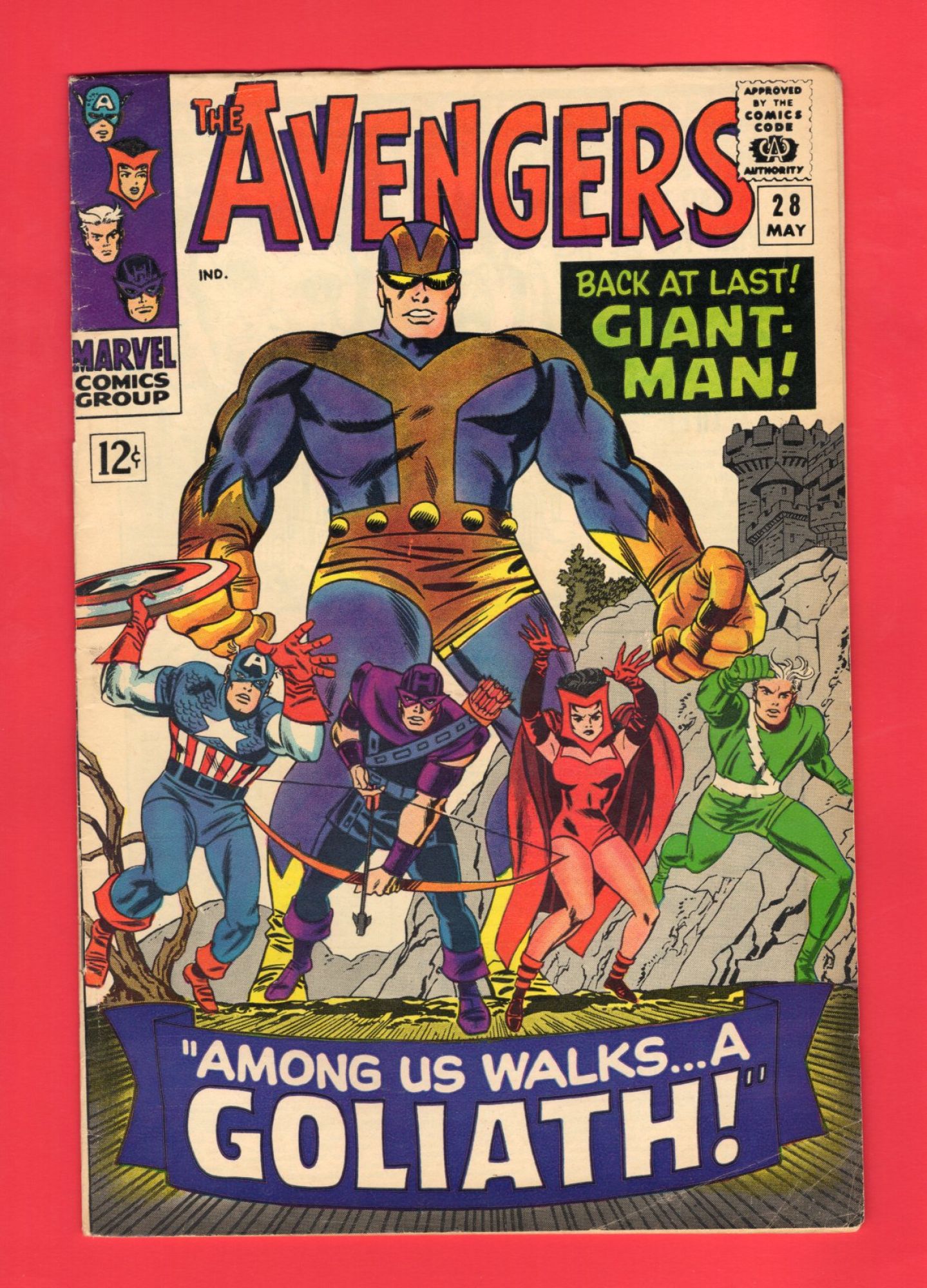 Avengers #28, May 1966, 5.5 FN-