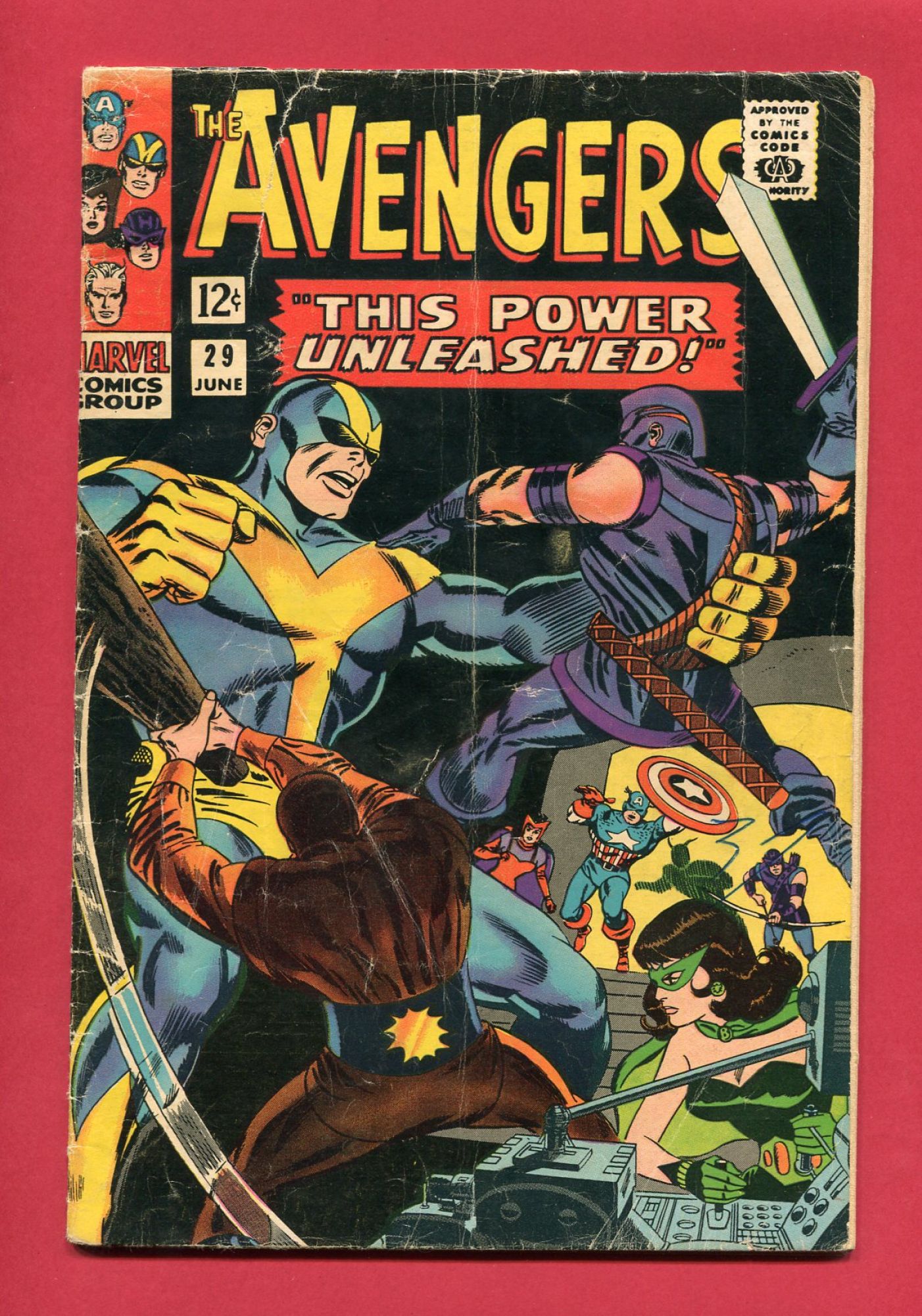 Avengers #29, Jun 1966, 4.0 VG