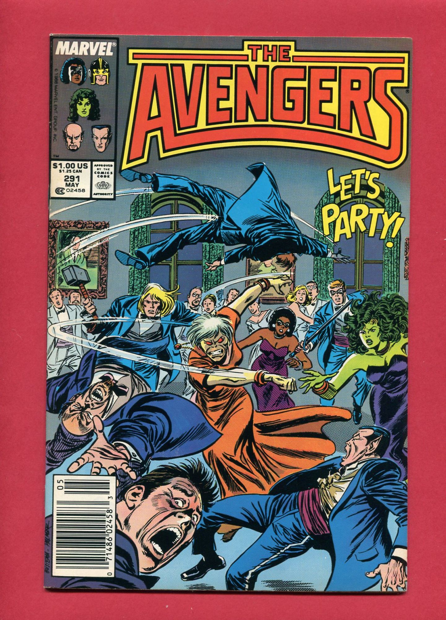 Avengers #291, May 1988, 8.0 VF Newsstand