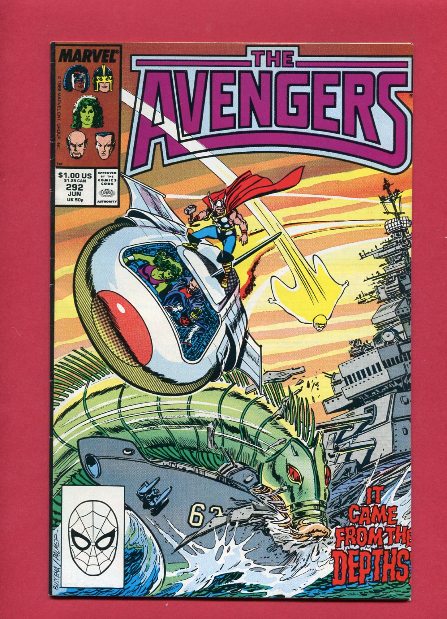 Avengers #292, Jun 1988, 7.0 FN/VF