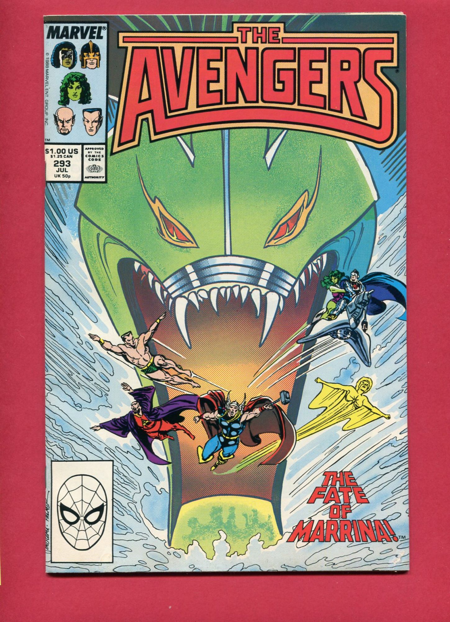 Avengers #293, Jul 1988, 8.5+