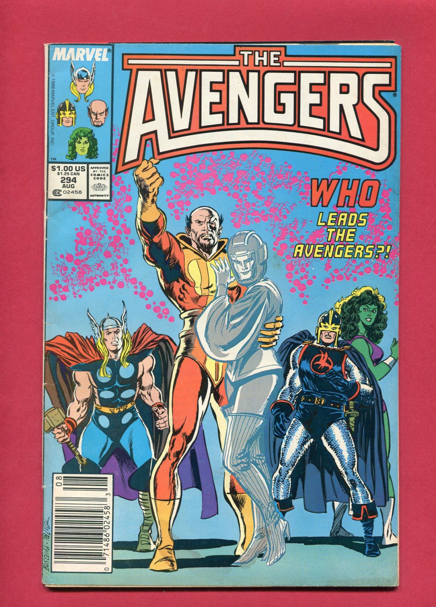 Avengers #294, Aug 1988, 5.0 VG/FN