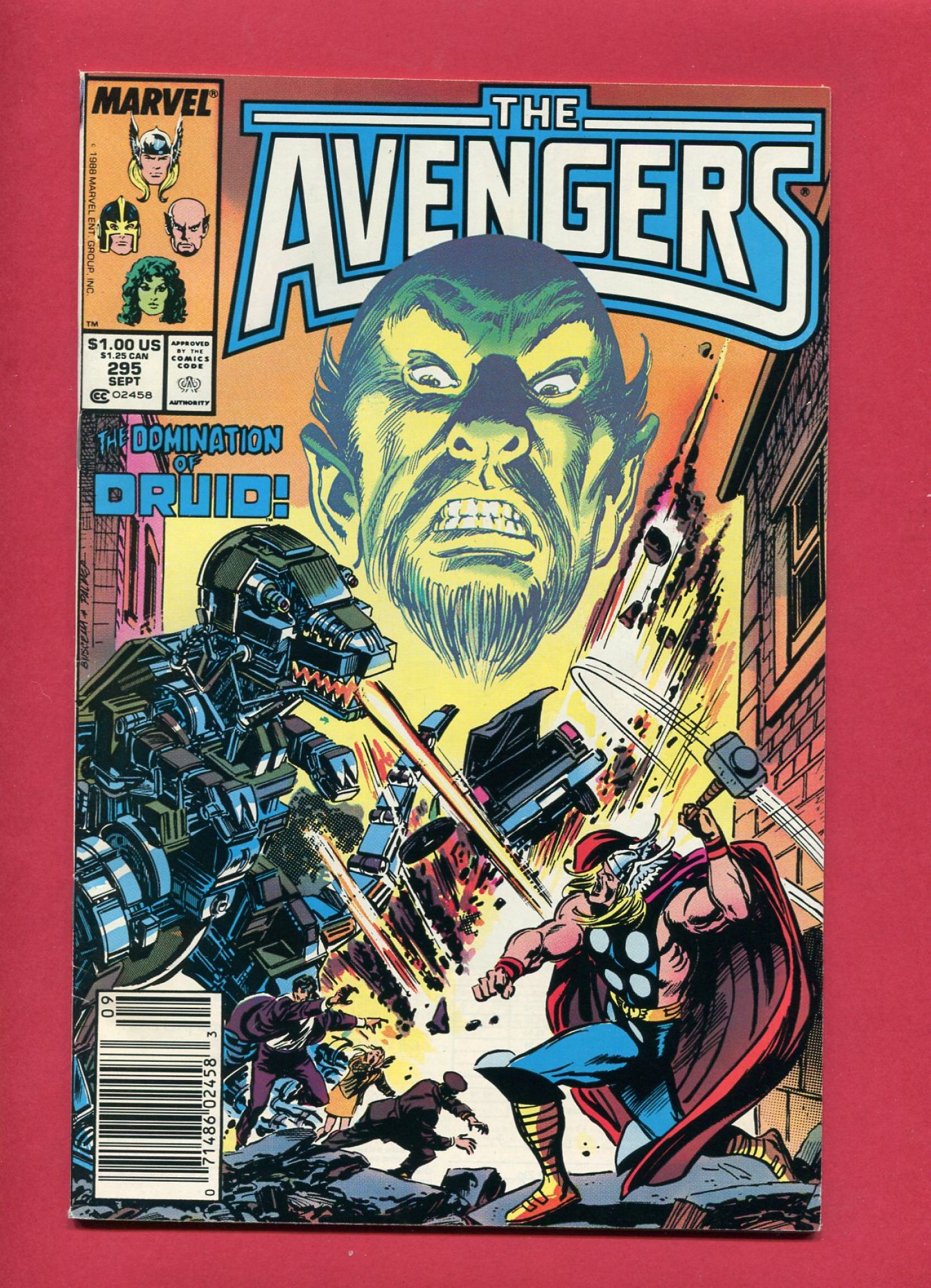 Avengers #295, Sep 1988, 9.2 NM-