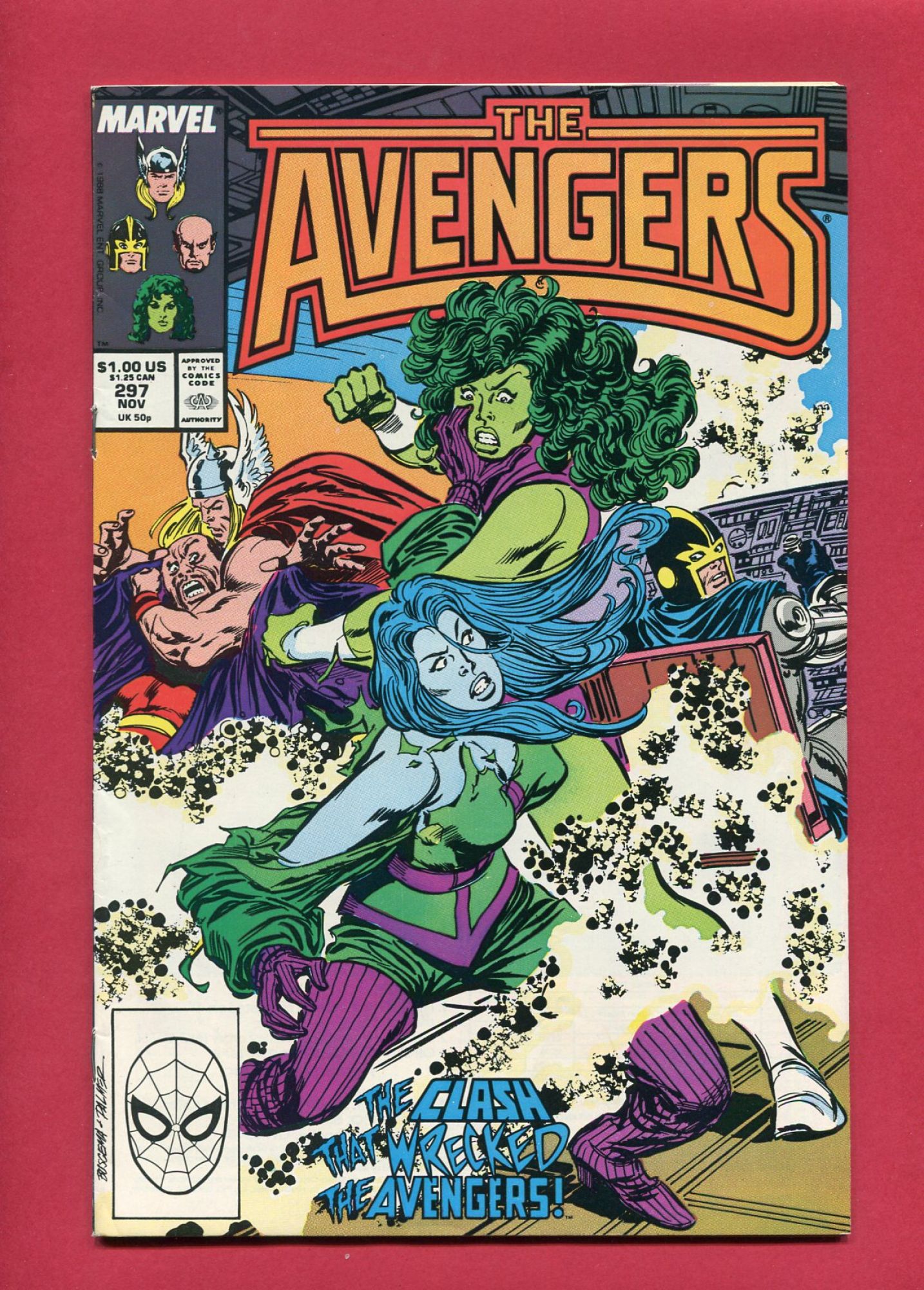 Avengers #297, Nov 1988, 9.0 VF/NM