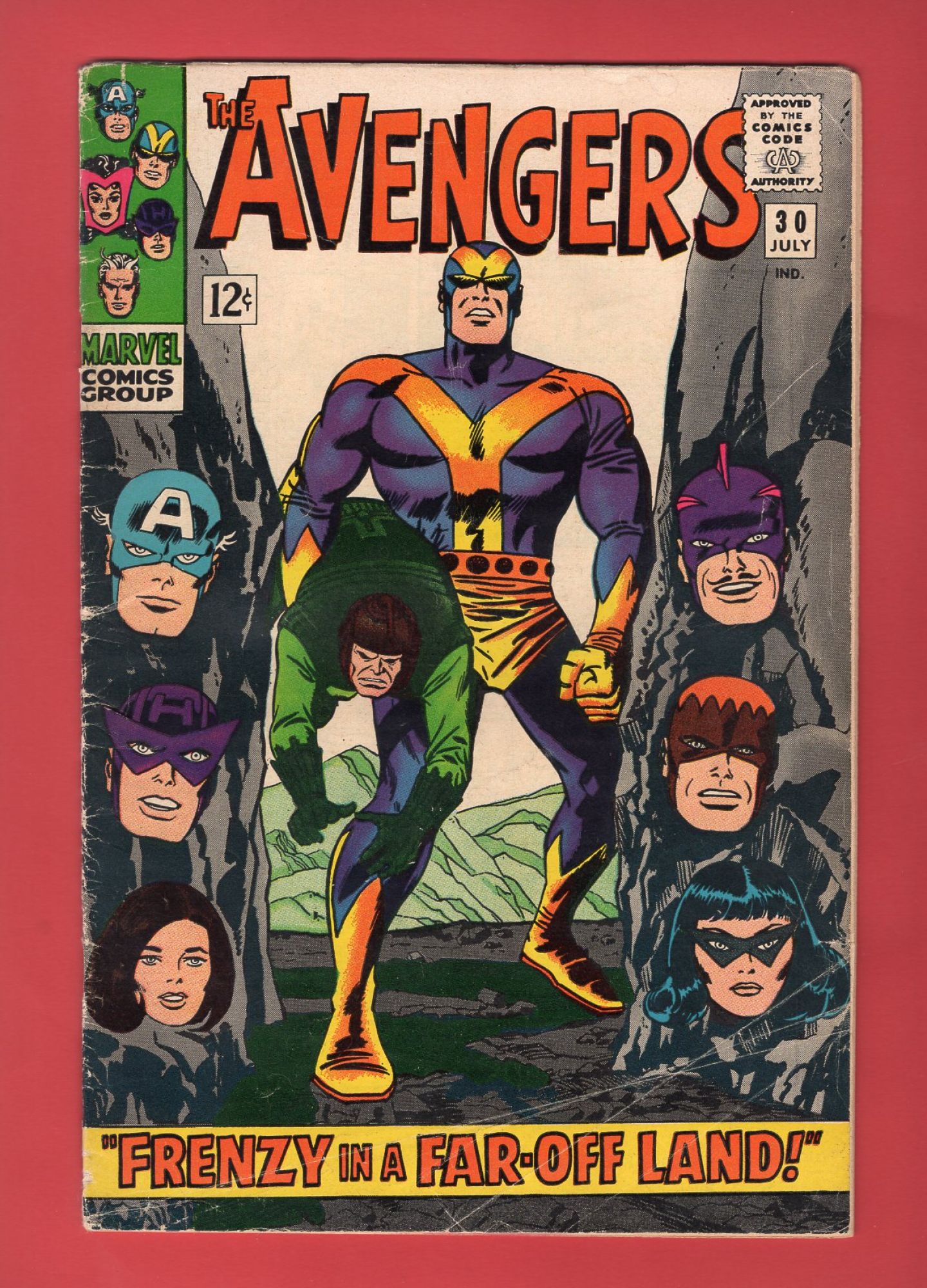 Avengers #30, Jul 1966, 3.0 GD/VG