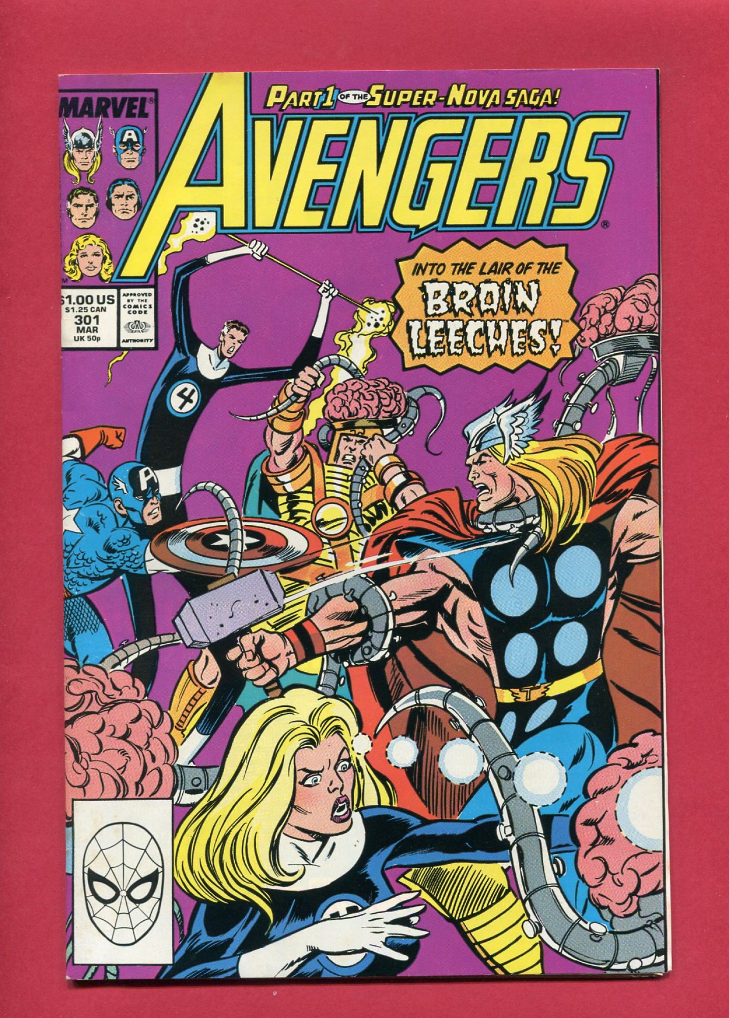 Avengers #301, Mar 1989, 8.0 VF