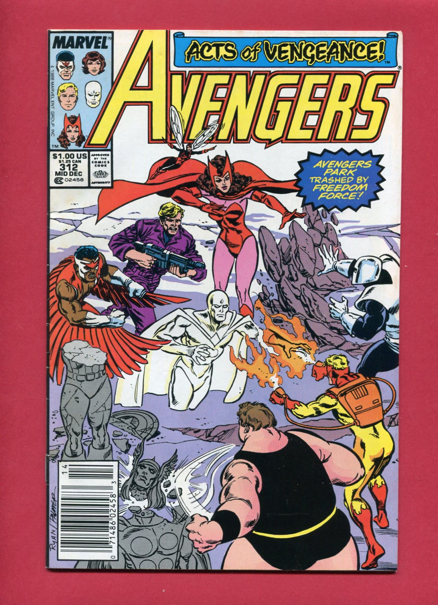 Avengers #312, Dec 1989, 7.5 VF-
