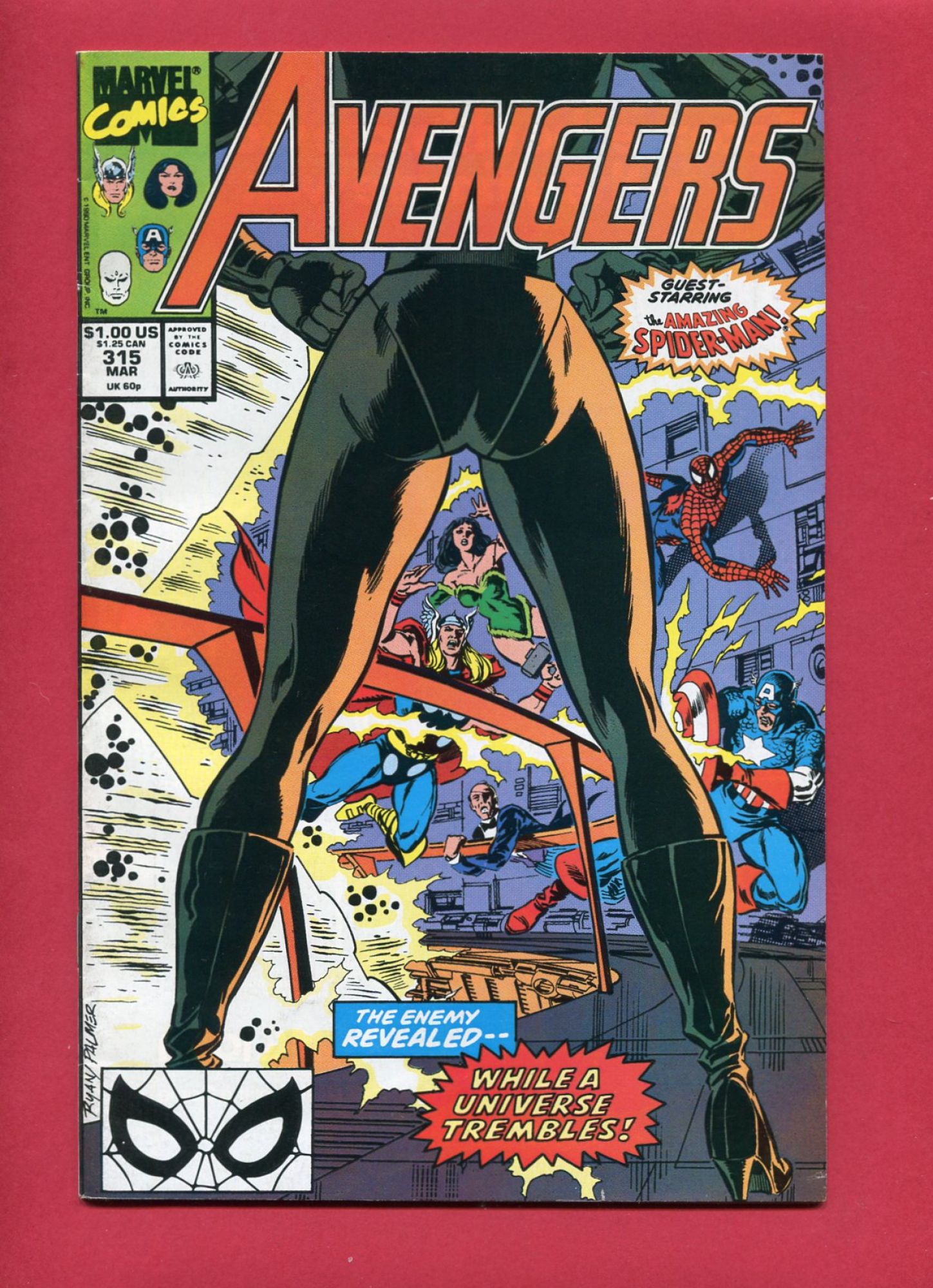 Avengers #315, Mar 1990, 8.0 VF