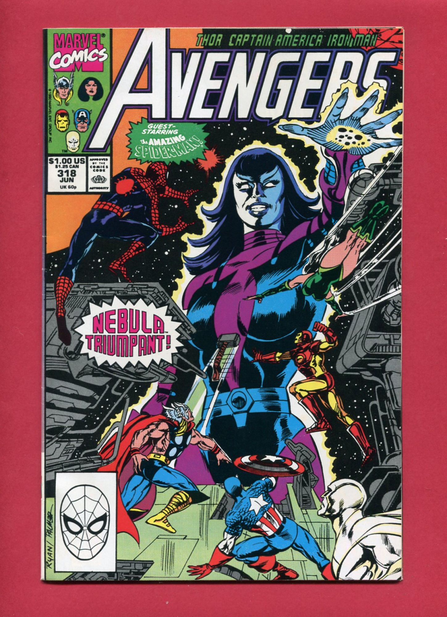 Avengers #318, Jun 1990, 8.0 VF