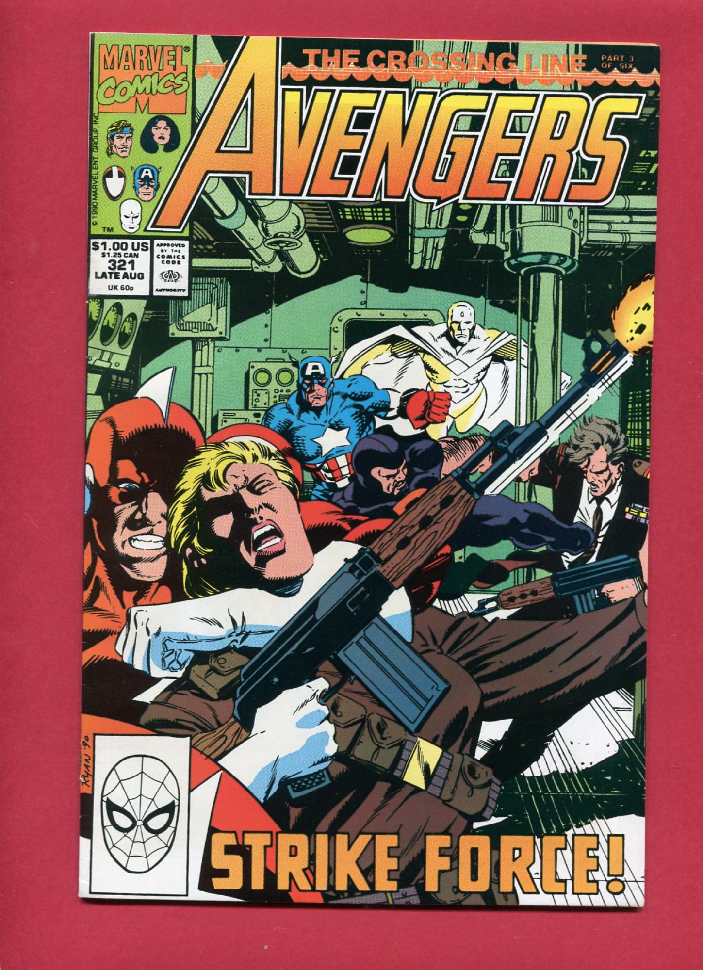 Avengers #321, Aug 1990, 8.0 VF