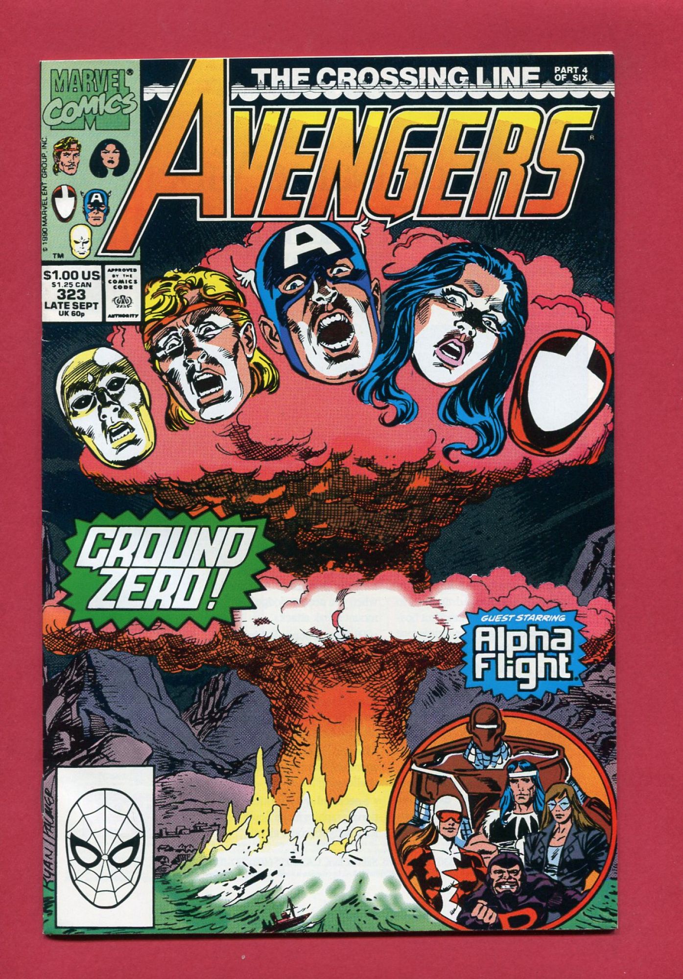 Avengers #323, Sep 1990, 8.0 VF