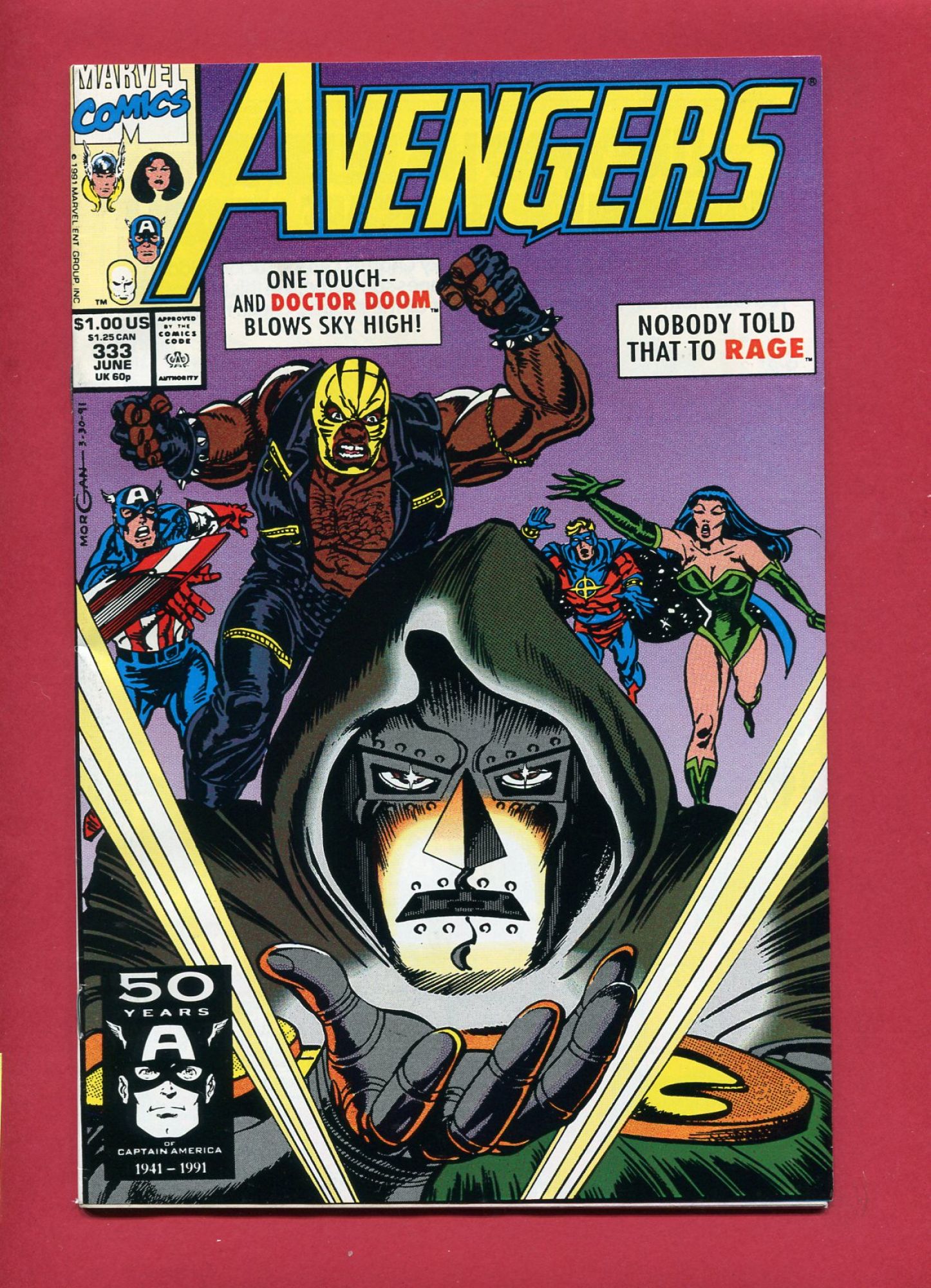 Avengers #333, Jun 1991, 8.0 VF