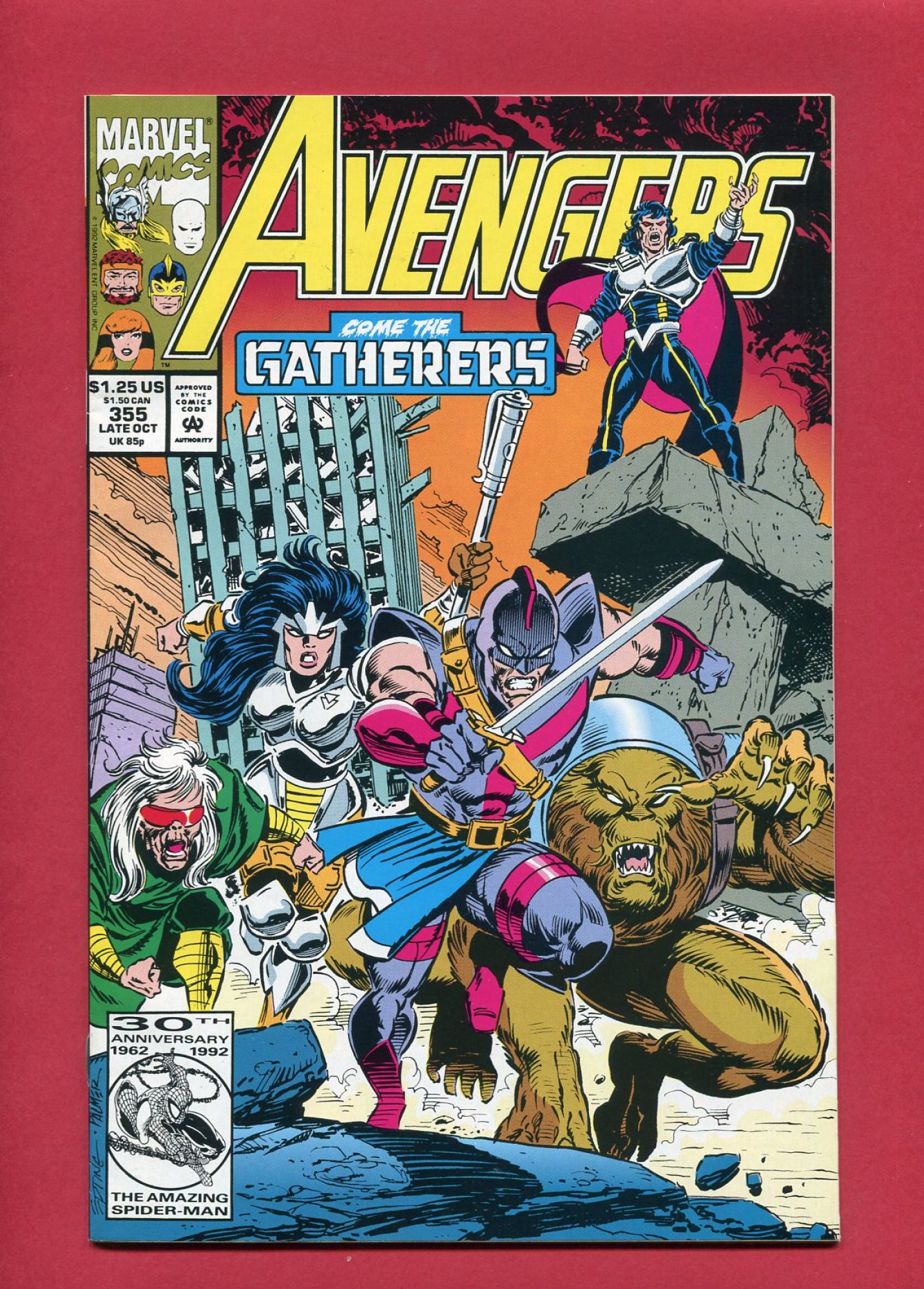 Avengers #355, Oct 1992, 8.5 VF