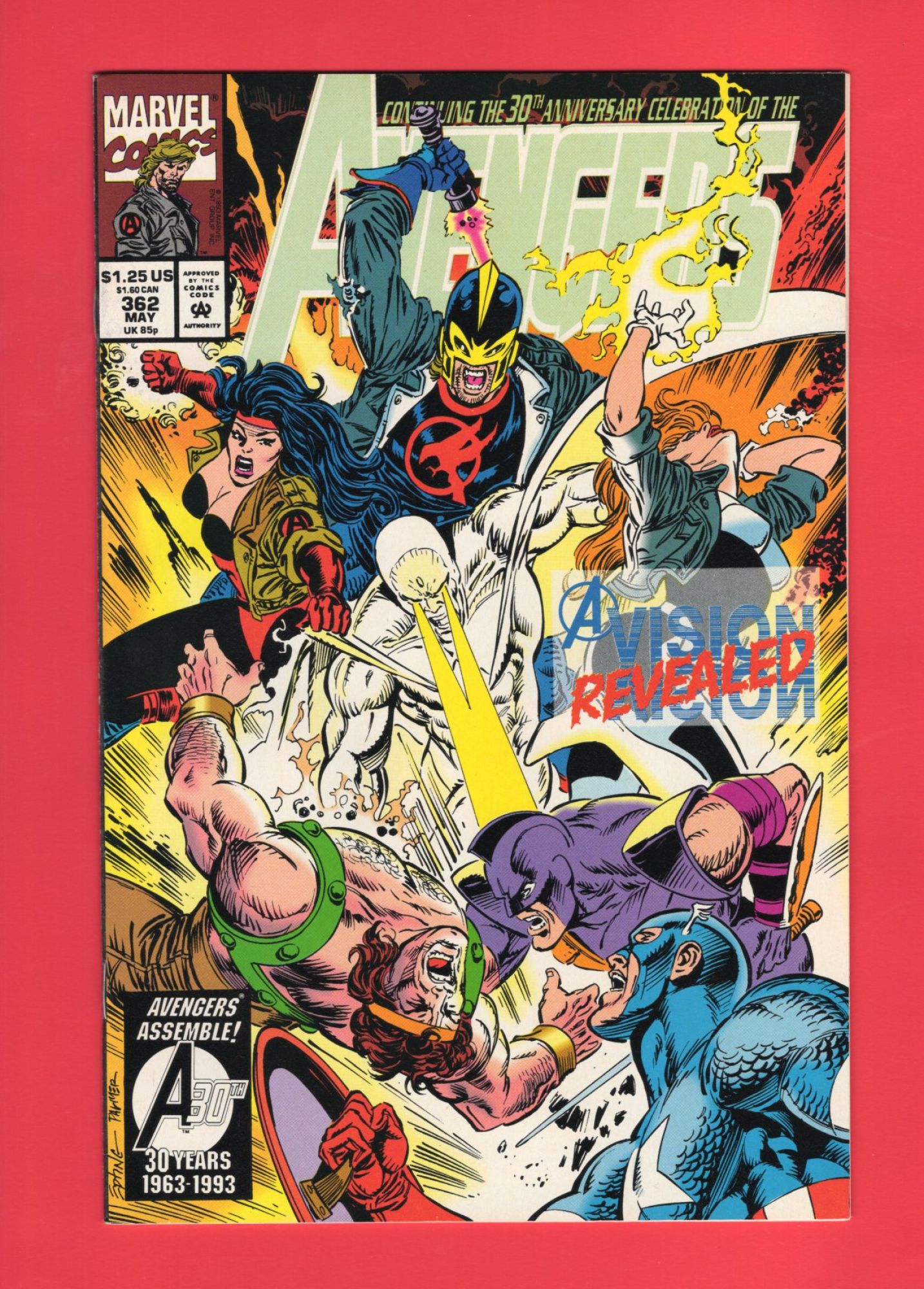 Avengers #362, May 1993, 9.2 NM-