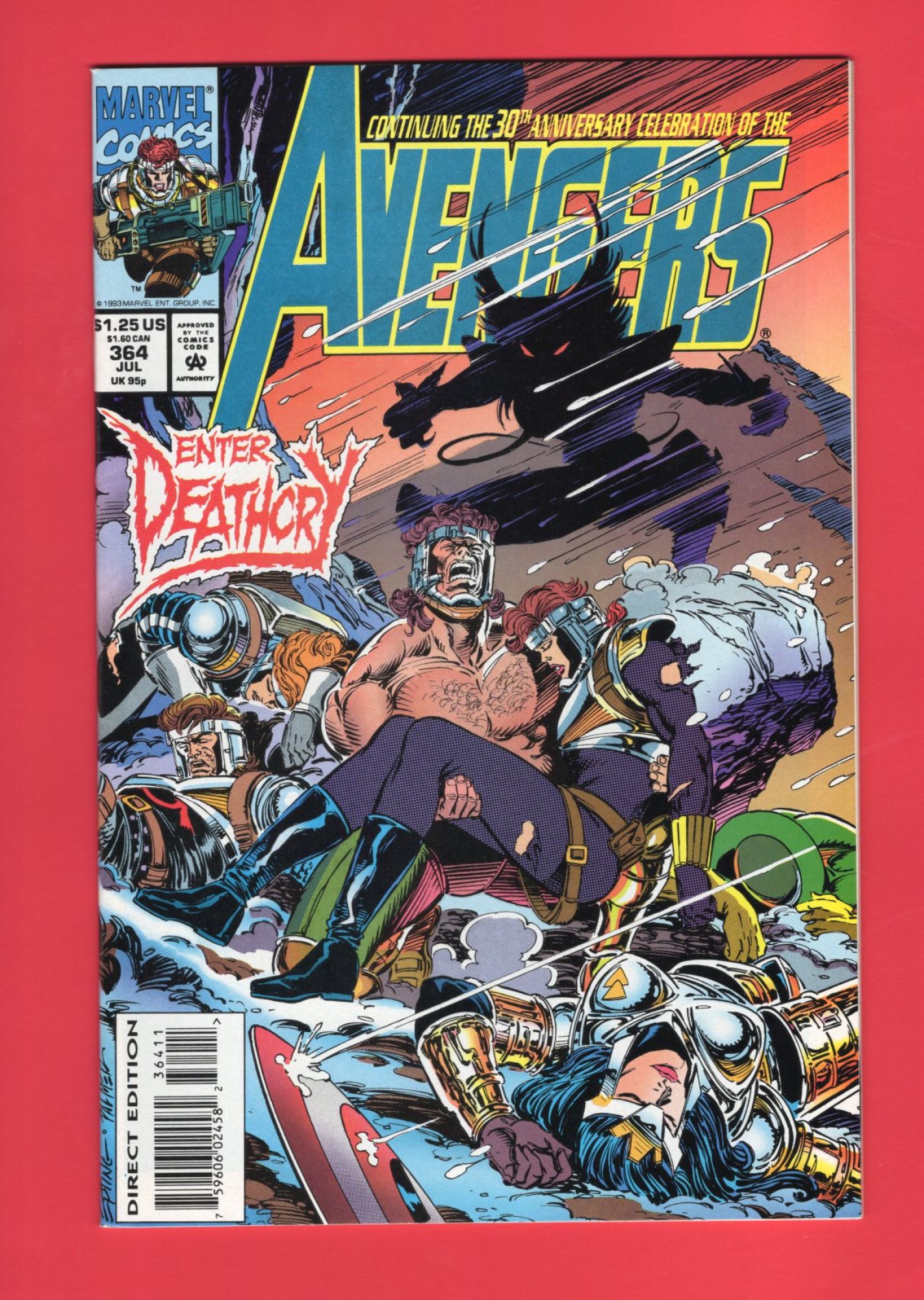 Avengers #364, Jul 1993, 8.5 VF+
